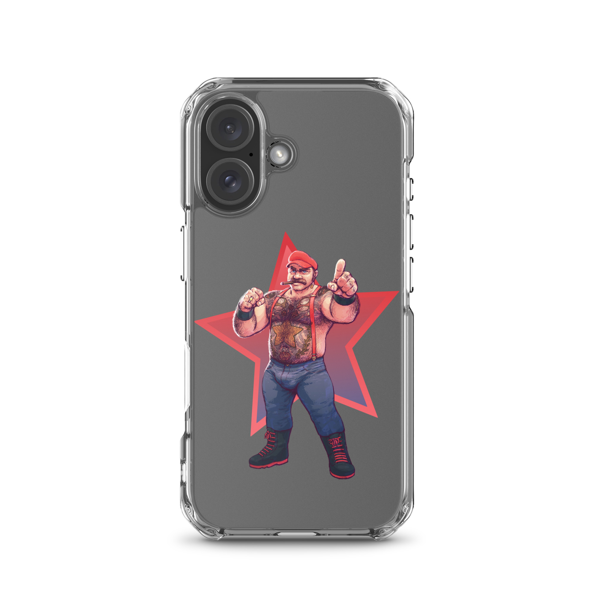 Mario Clear Case for iPhone 7