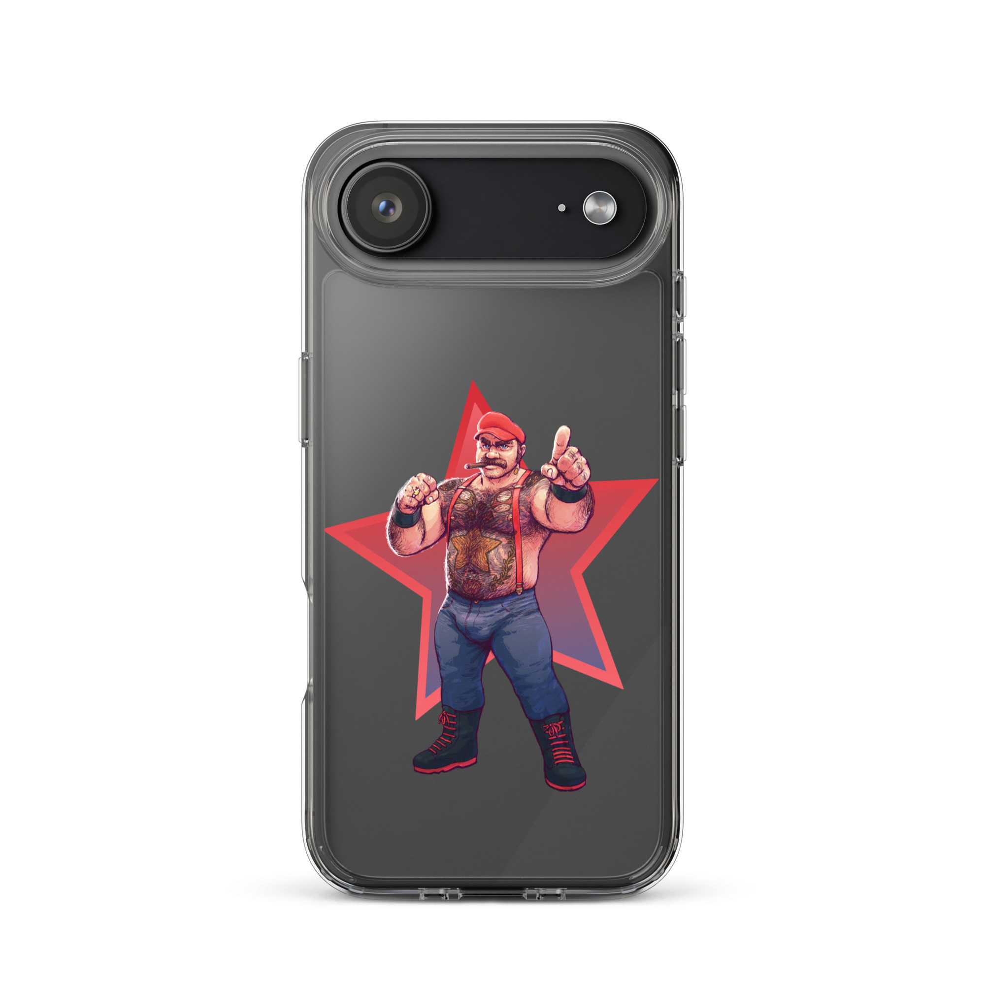 Mario Clear Case for iPhone 4