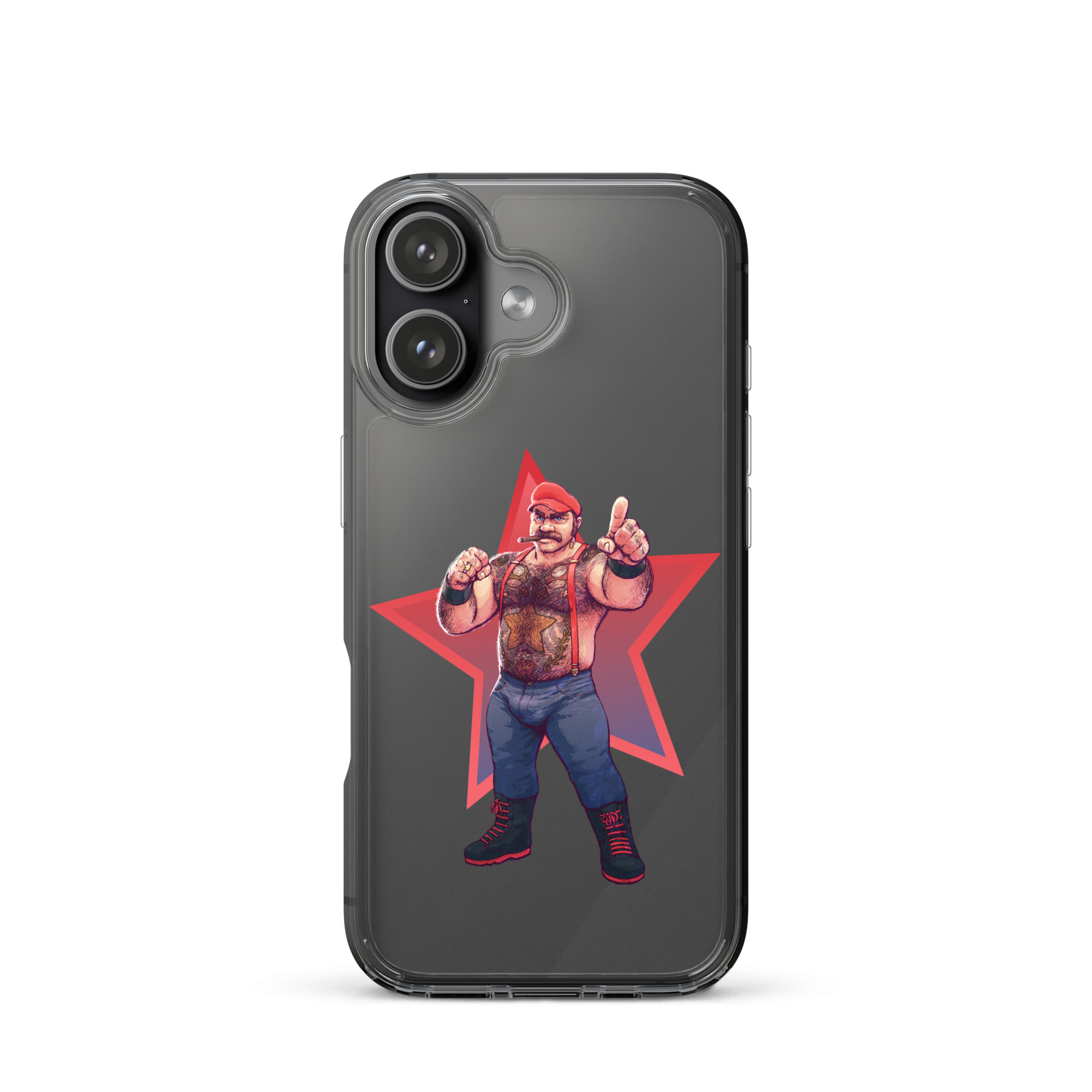 Mario Clear Case for iPhone 3