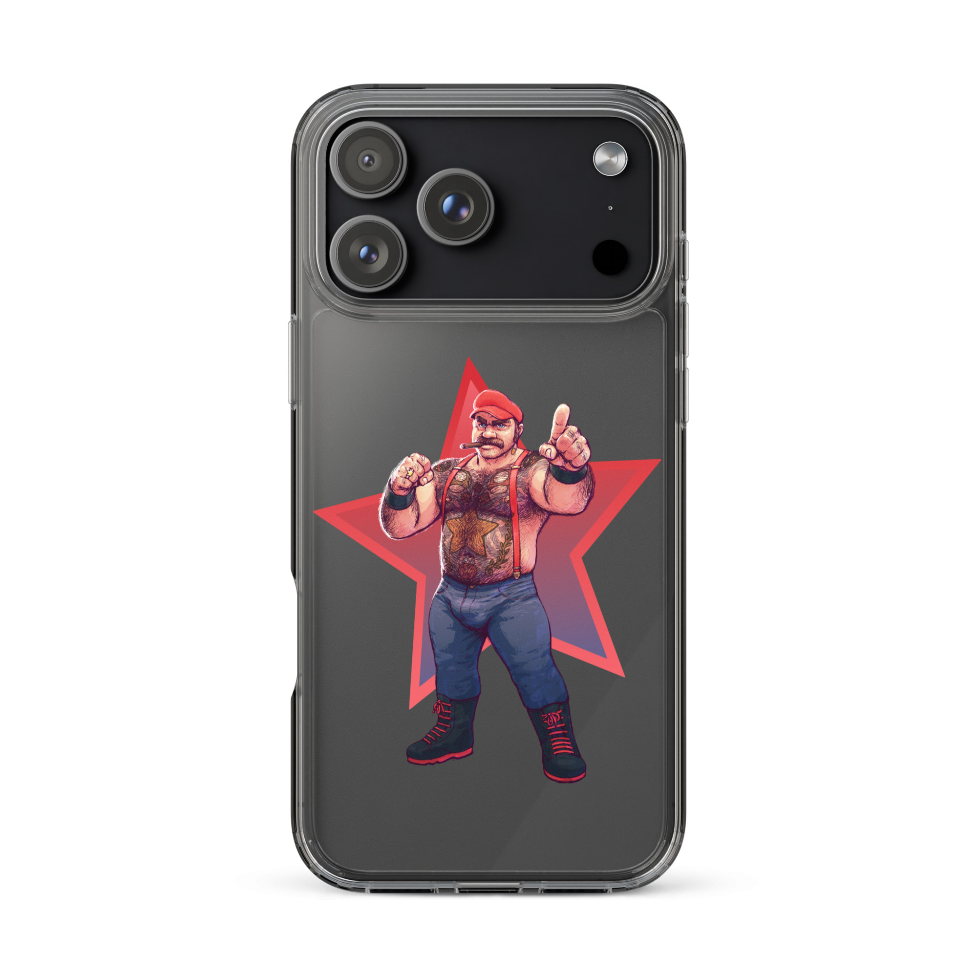 Mario Clear Case for iPhone 1