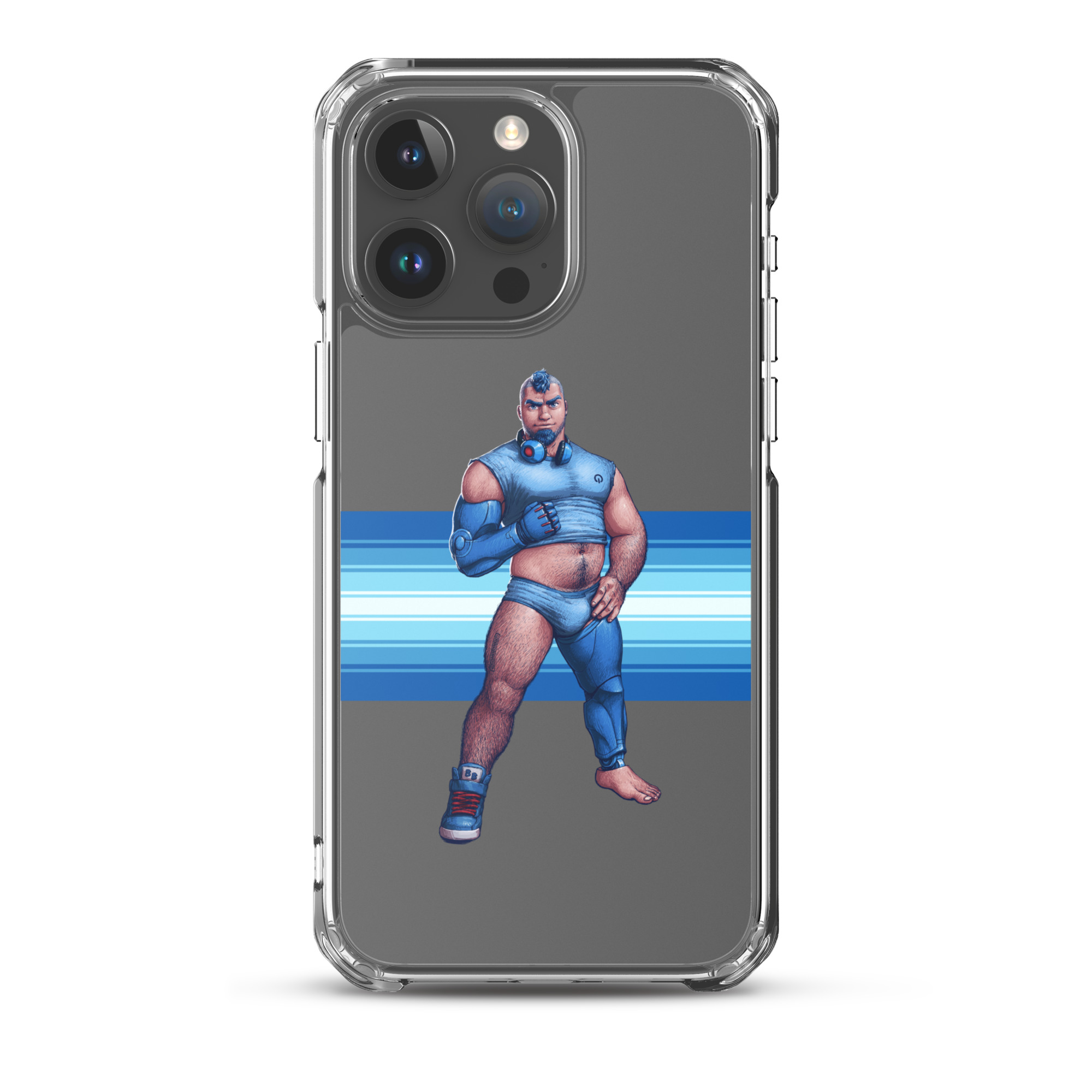 Mega Man Clear Case for iPhone 8