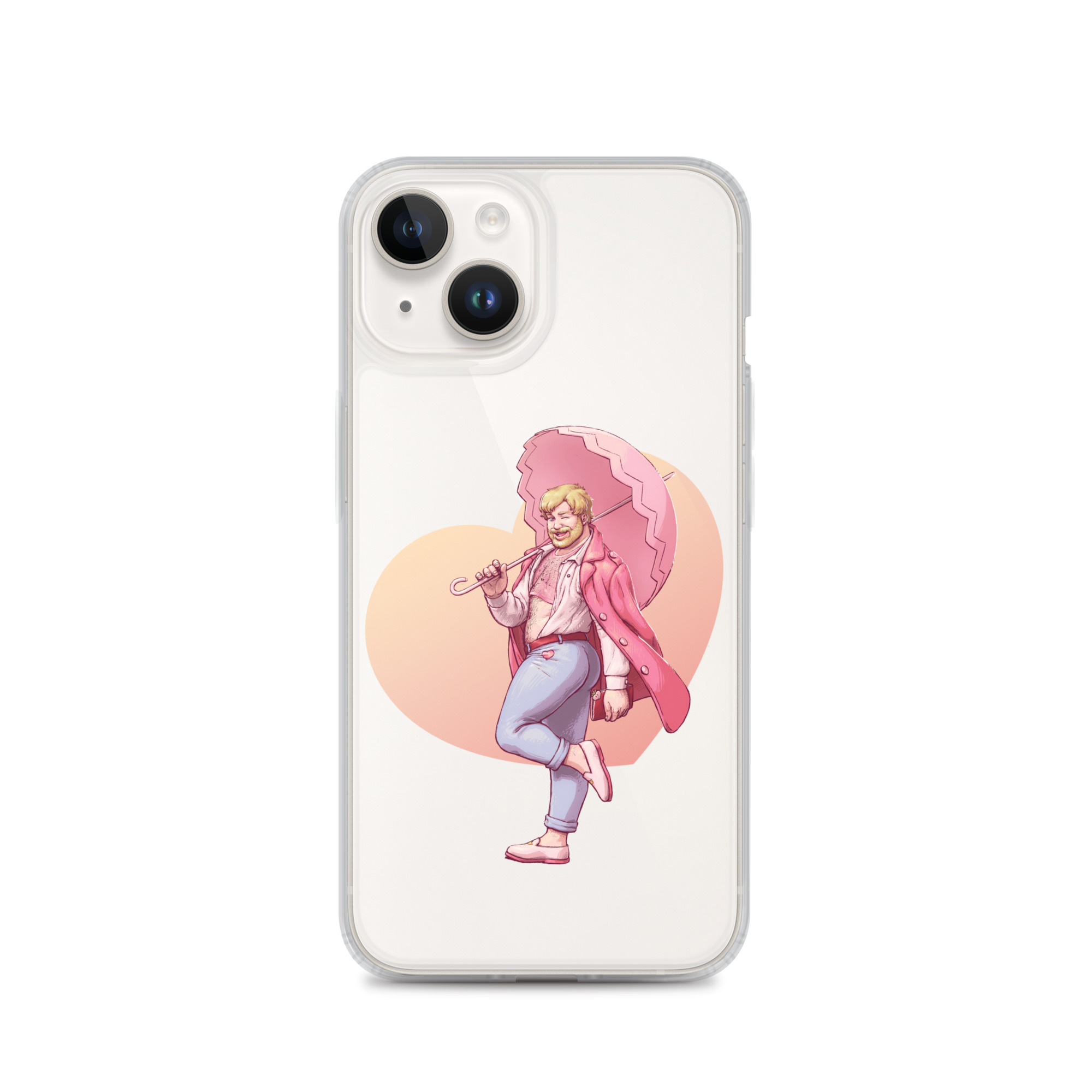 Peach Clear Case for iPhone 12