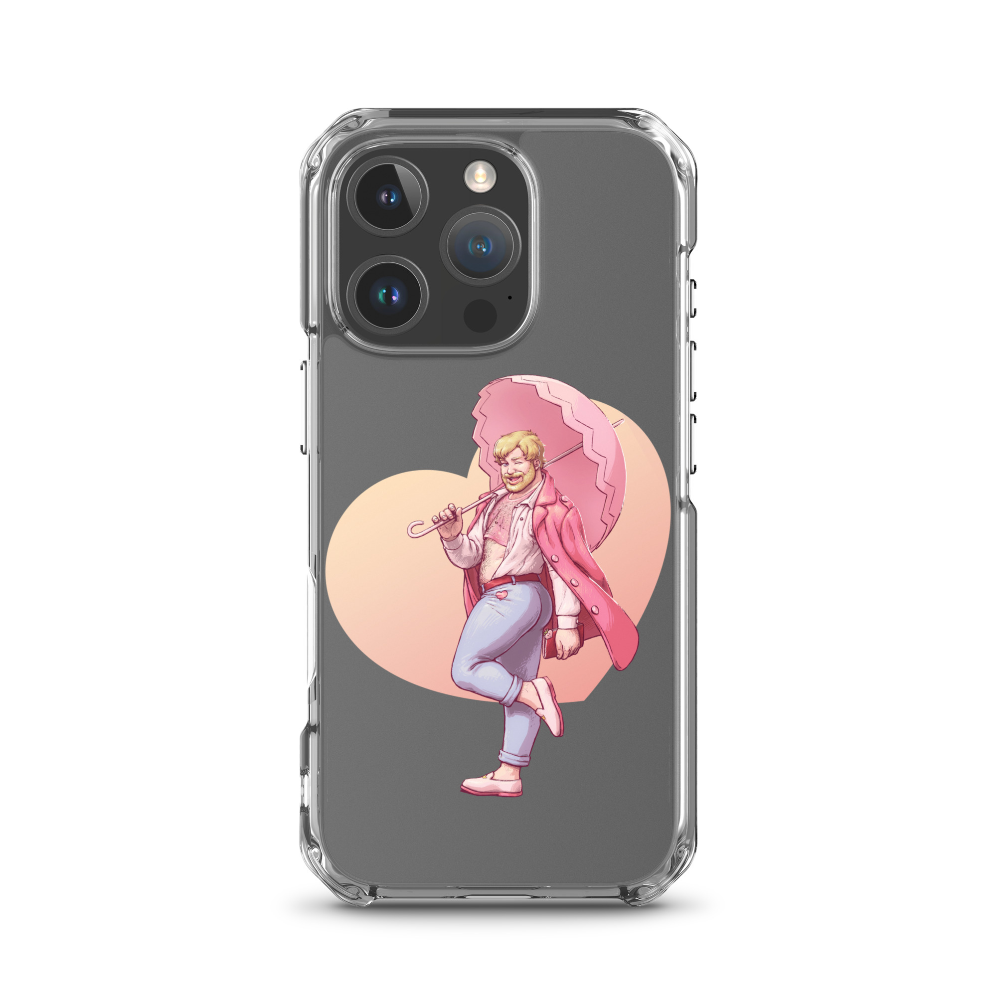 Peach Clear Case for iPhone 6