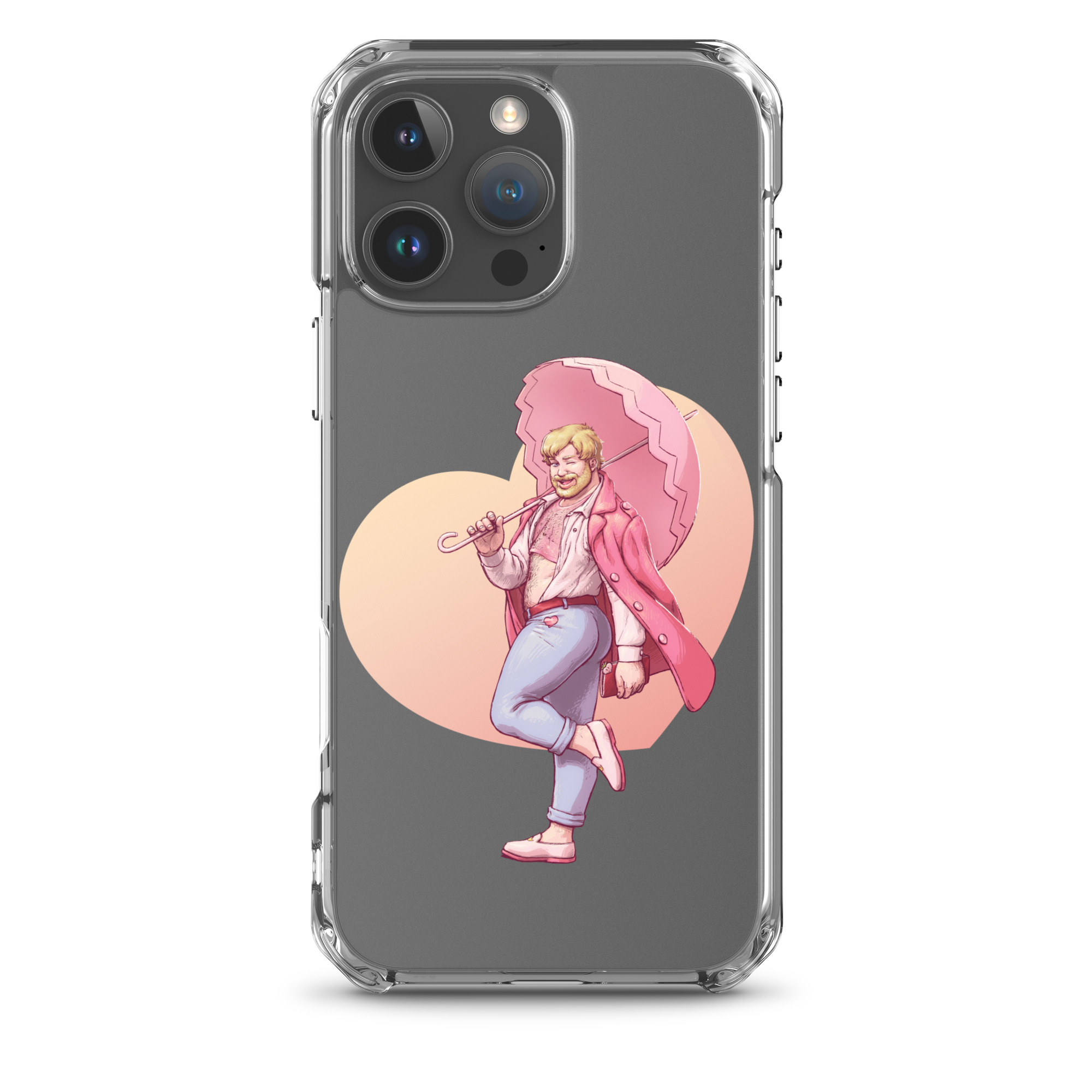 Peach Clear Case for iPhone 5