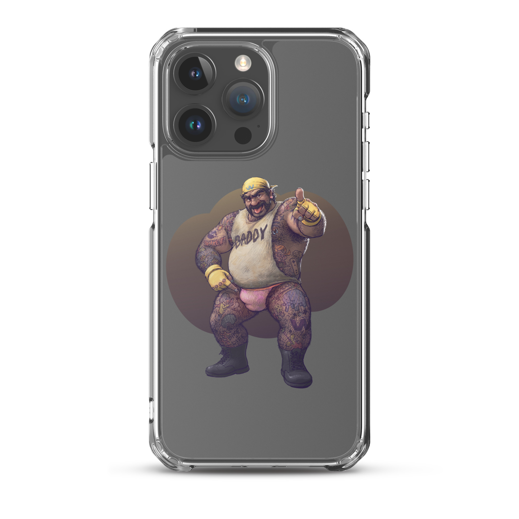 Wario Clear Case for iPhone 8