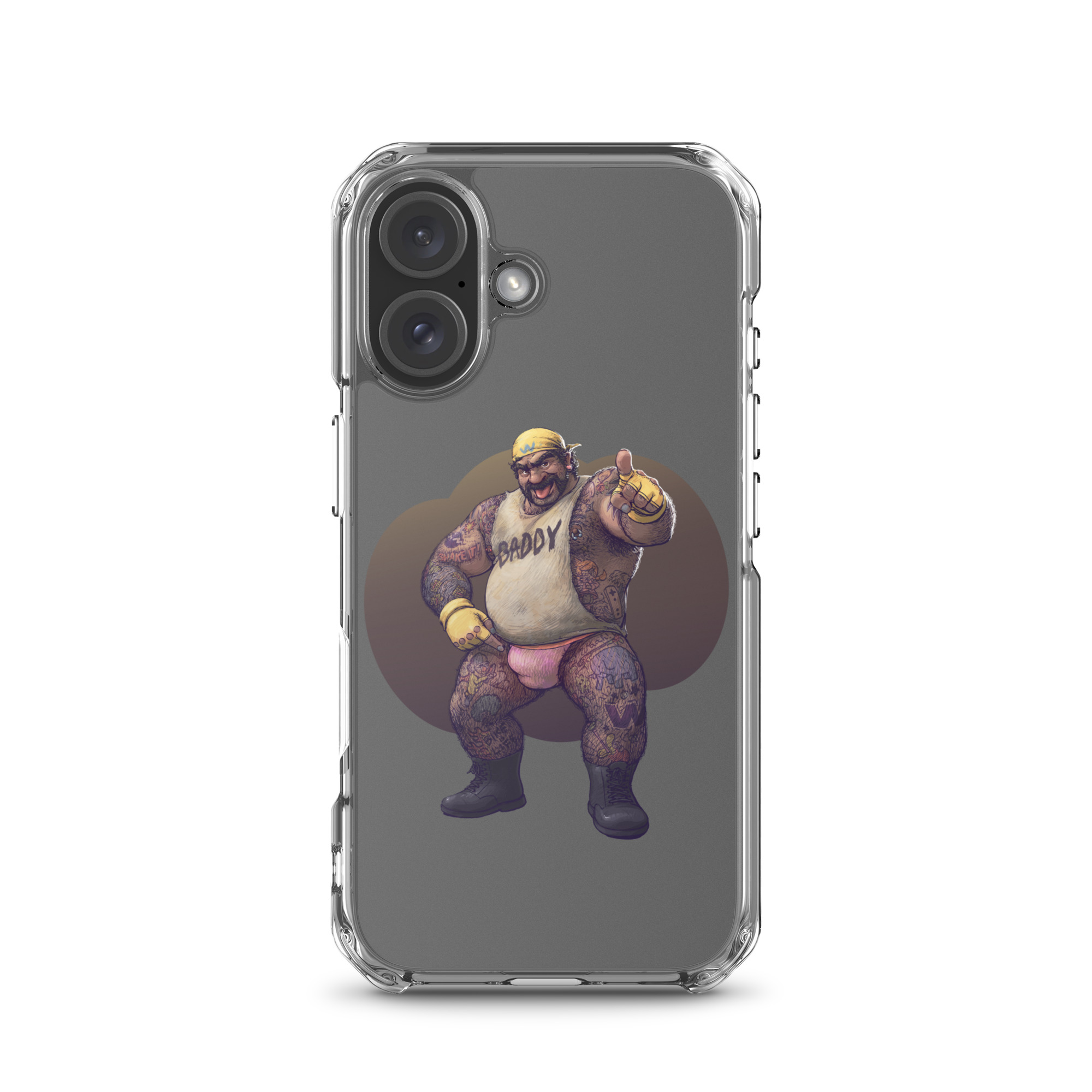 Wario Clear Case for iPhone 7