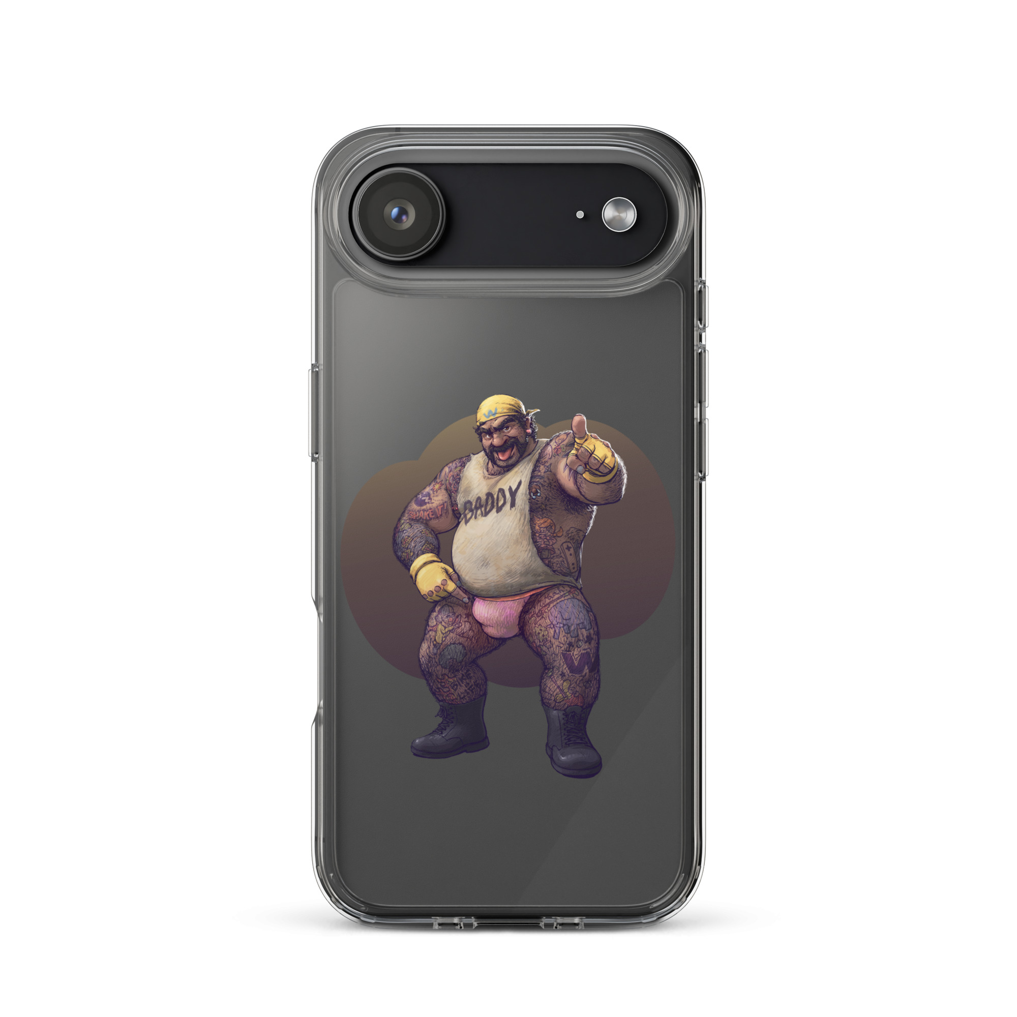 Wario Clear Case for iPhone 4