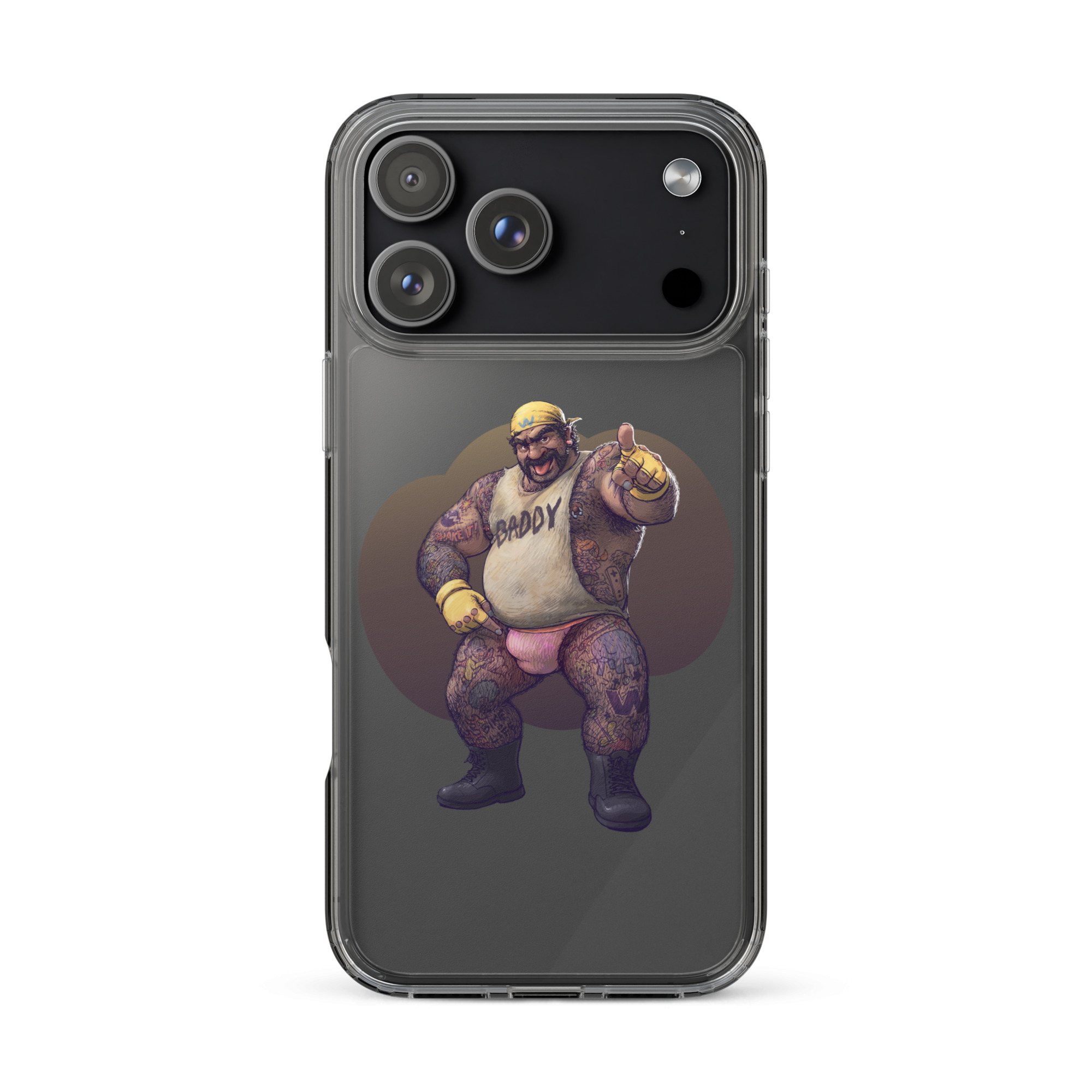 Wario Clear Case for iPhone 1