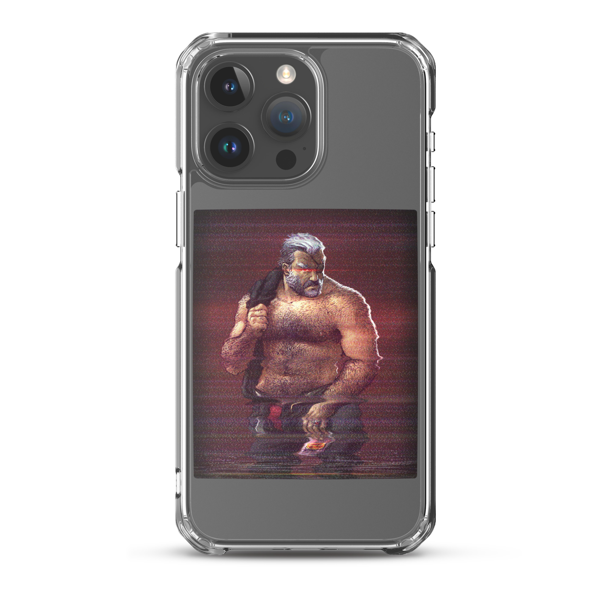 Wolf Clear Case for iPhone 8