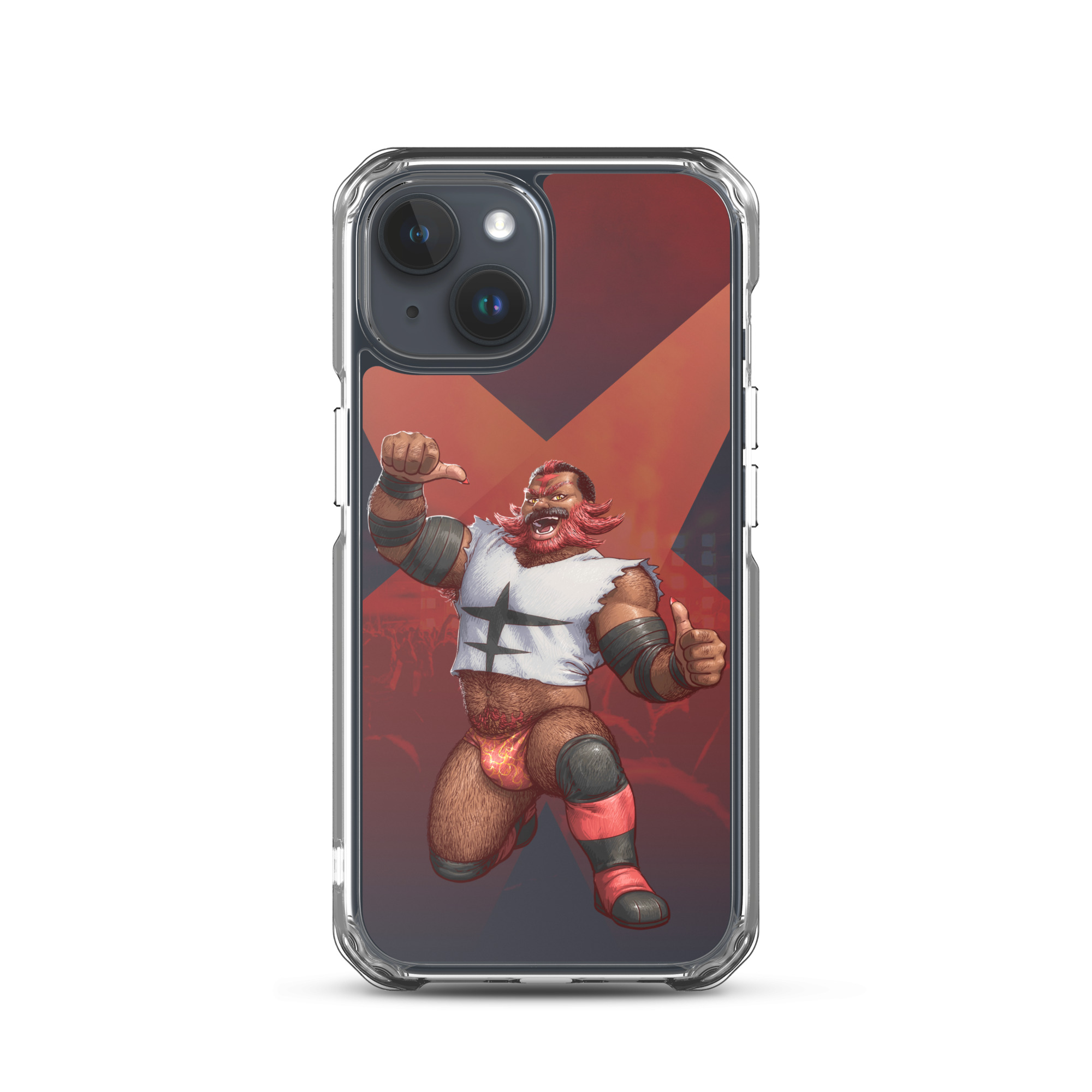 Incineroar MagSafe Clear Case for iPhone 10