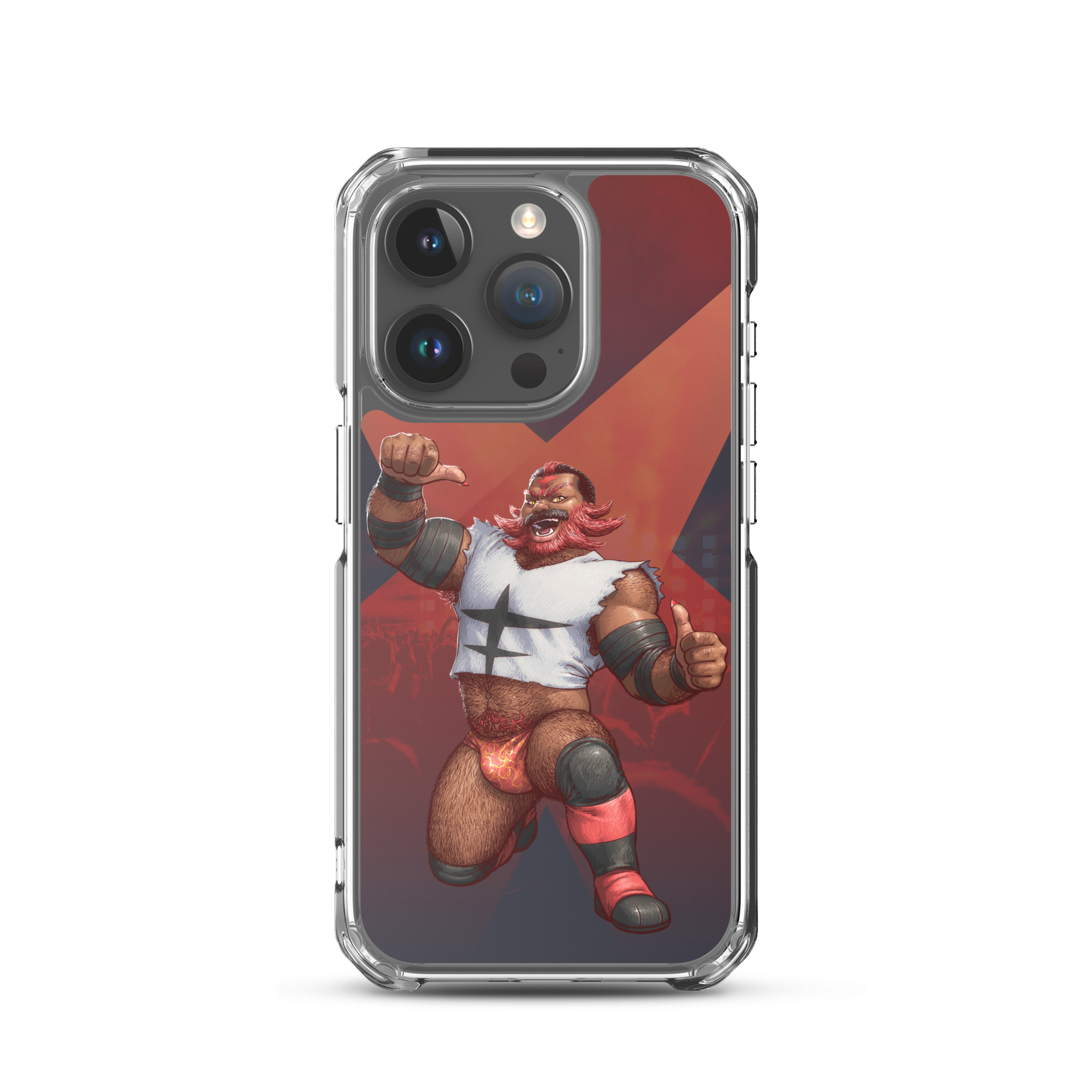 Incineroar MagSafe Clear Case for iPhone 9