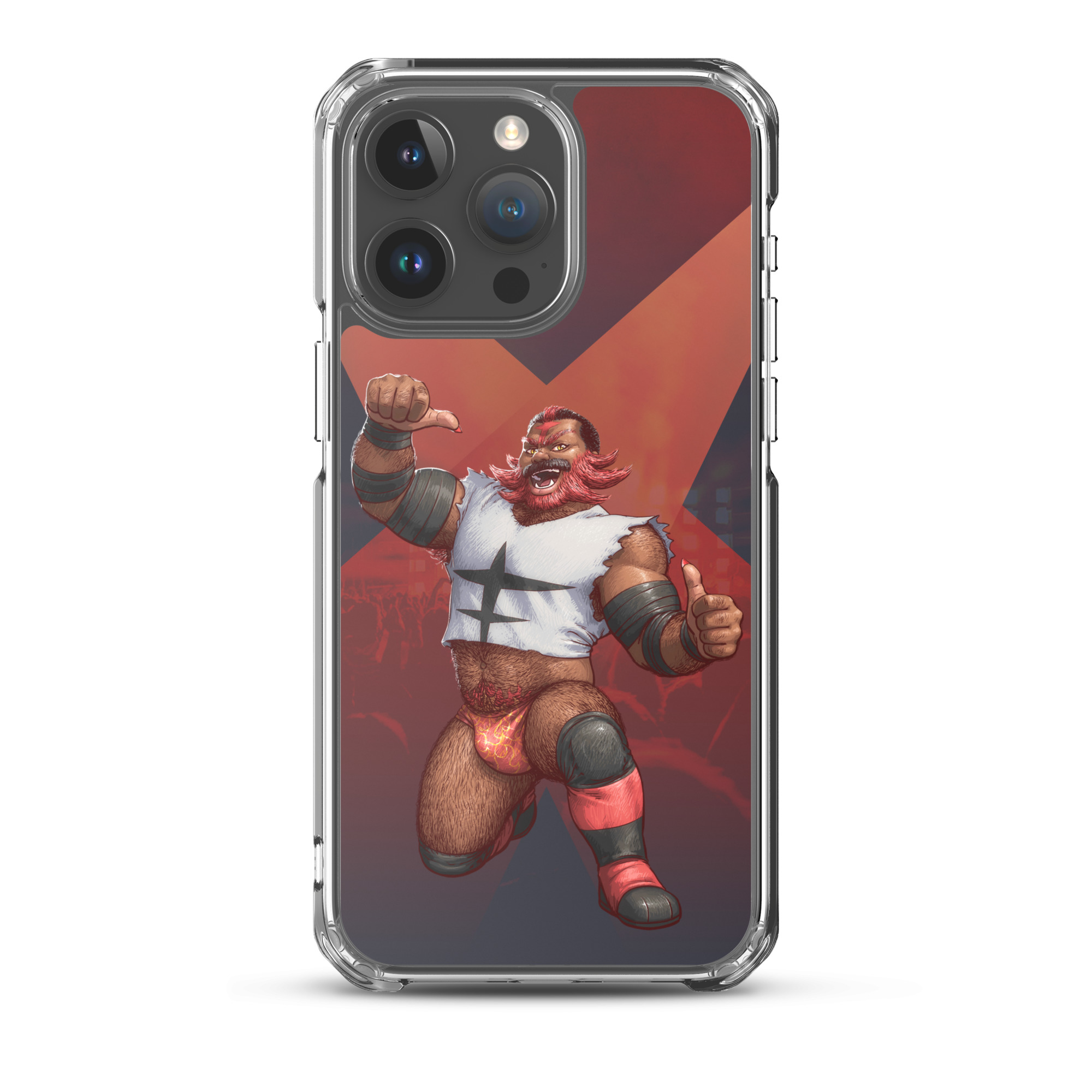 Incineroar MagSafe Clear Case for iPhone 8