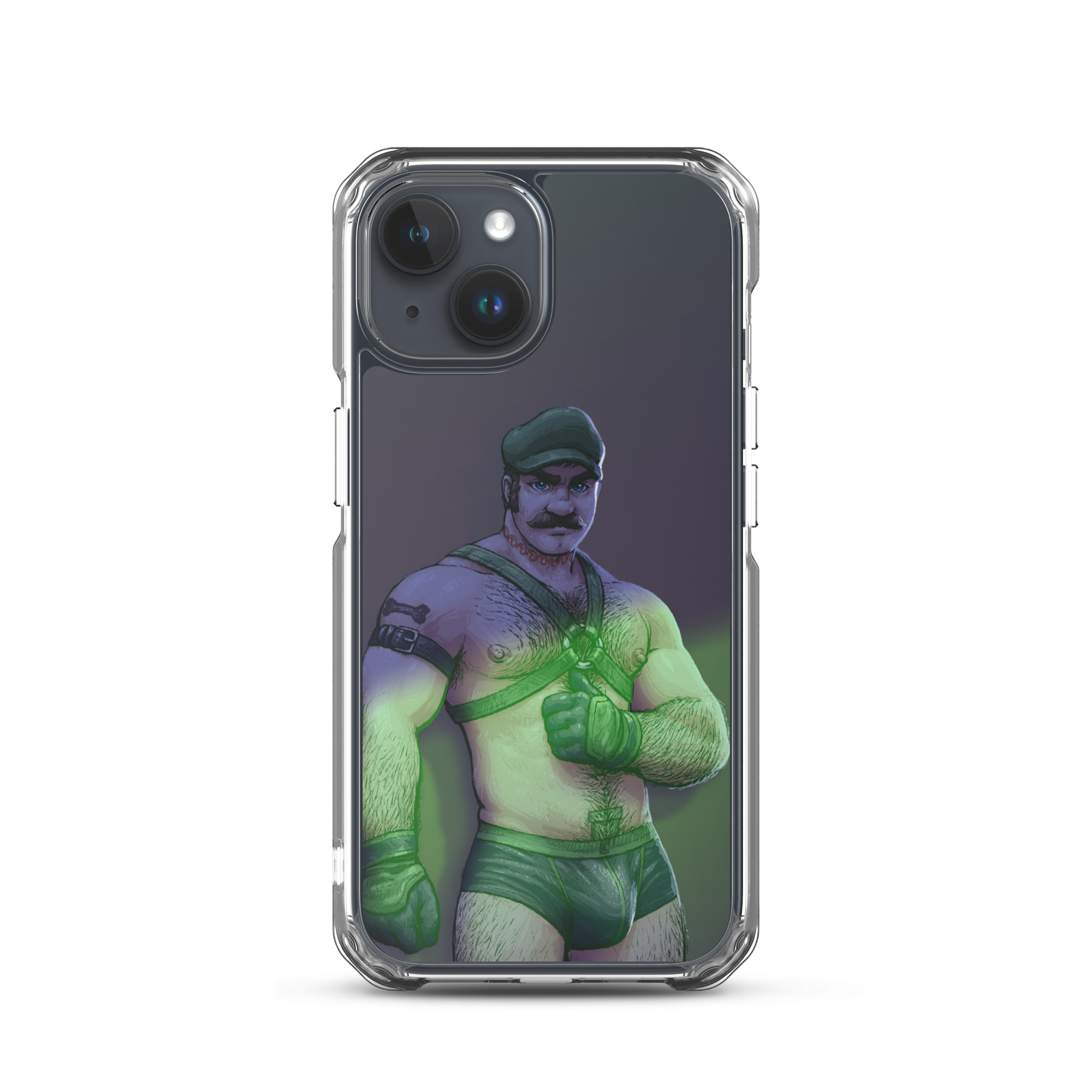 Luigi MagSafe Clear Case for iPhone 10
