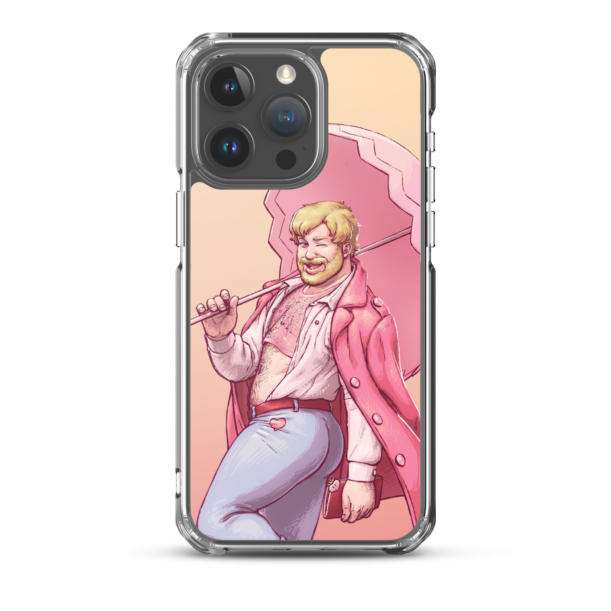 Peach MagSafe Clear Case for iPhone 8