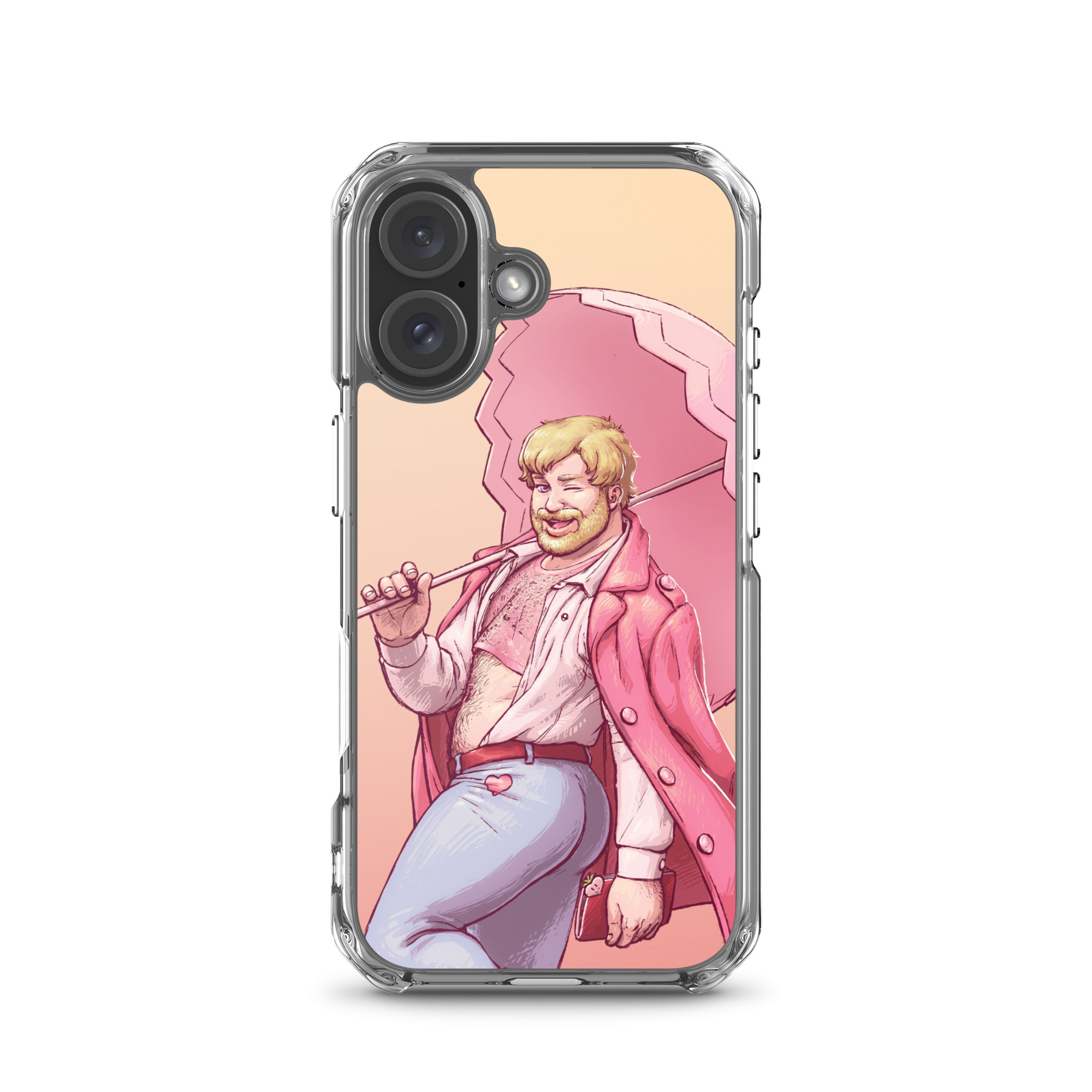 Peach MagSafe Clear Case for iPhone 7