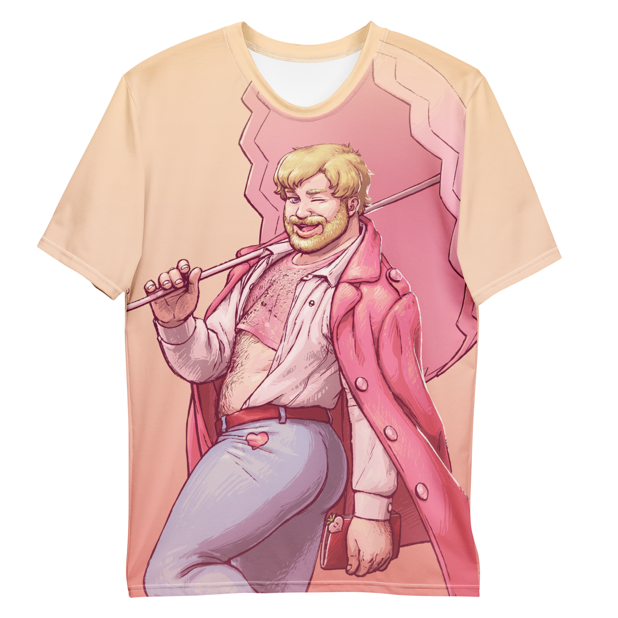 Peach All Over T-Shirt 1