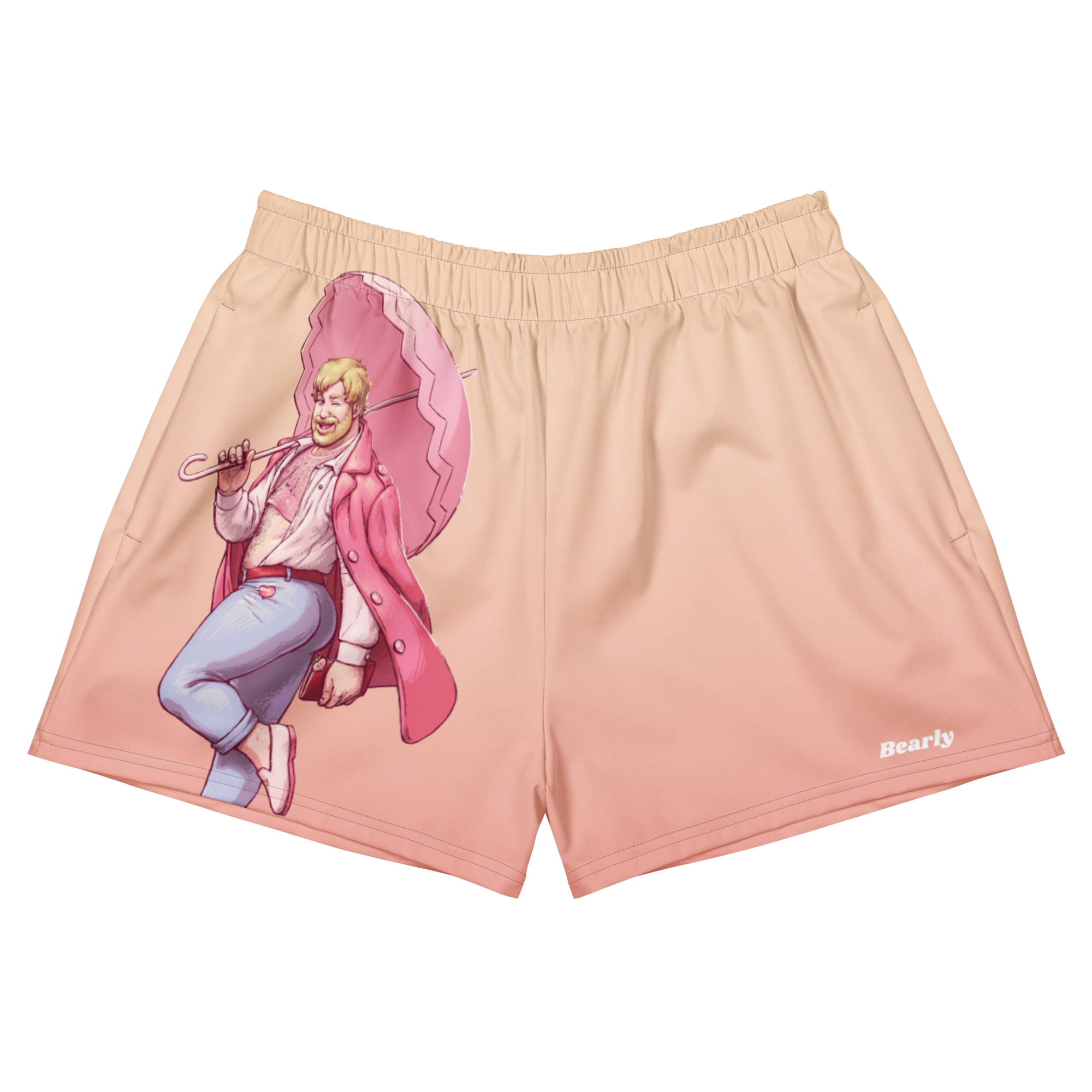 Peach Athletic Shorts 2
