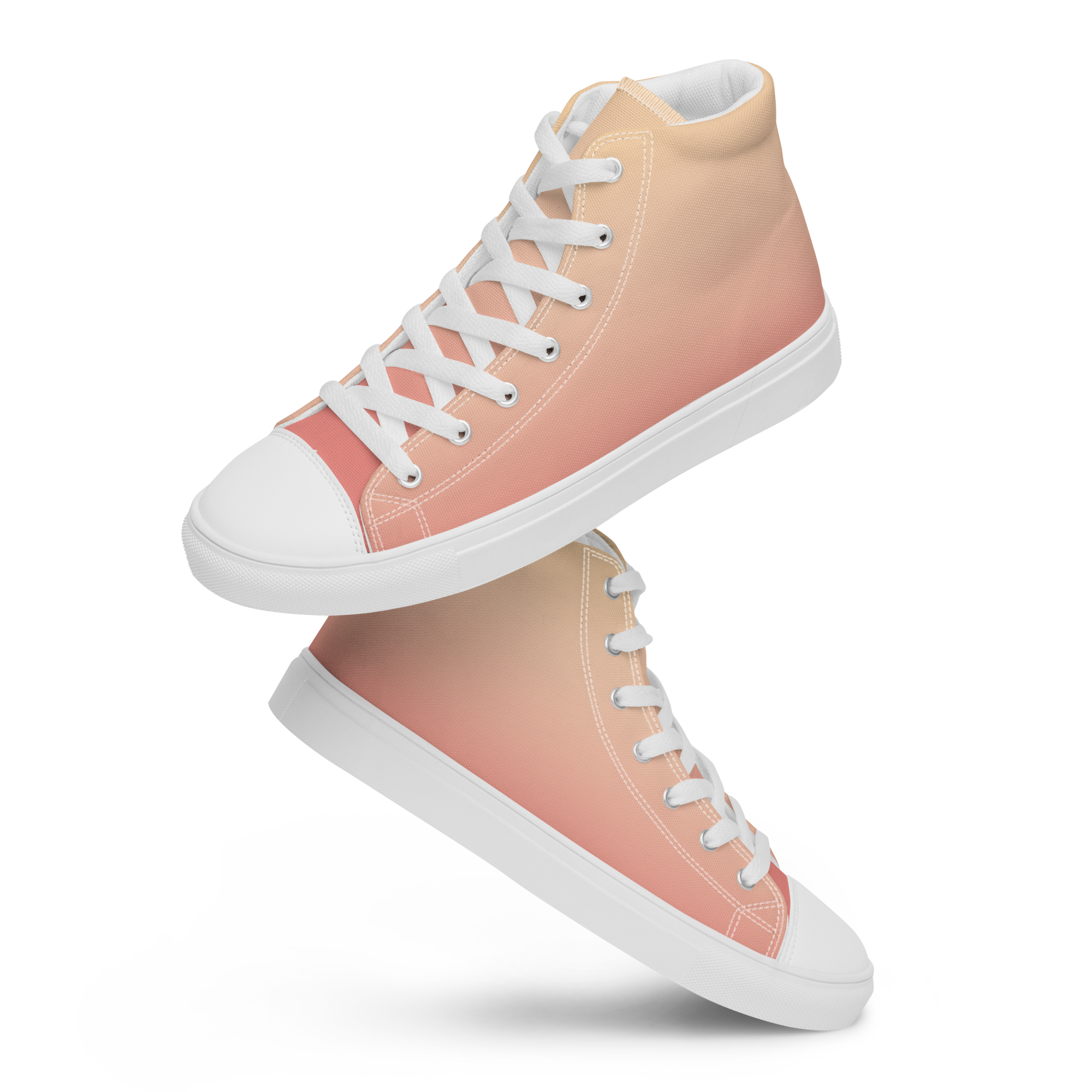 Peach High Tops 1