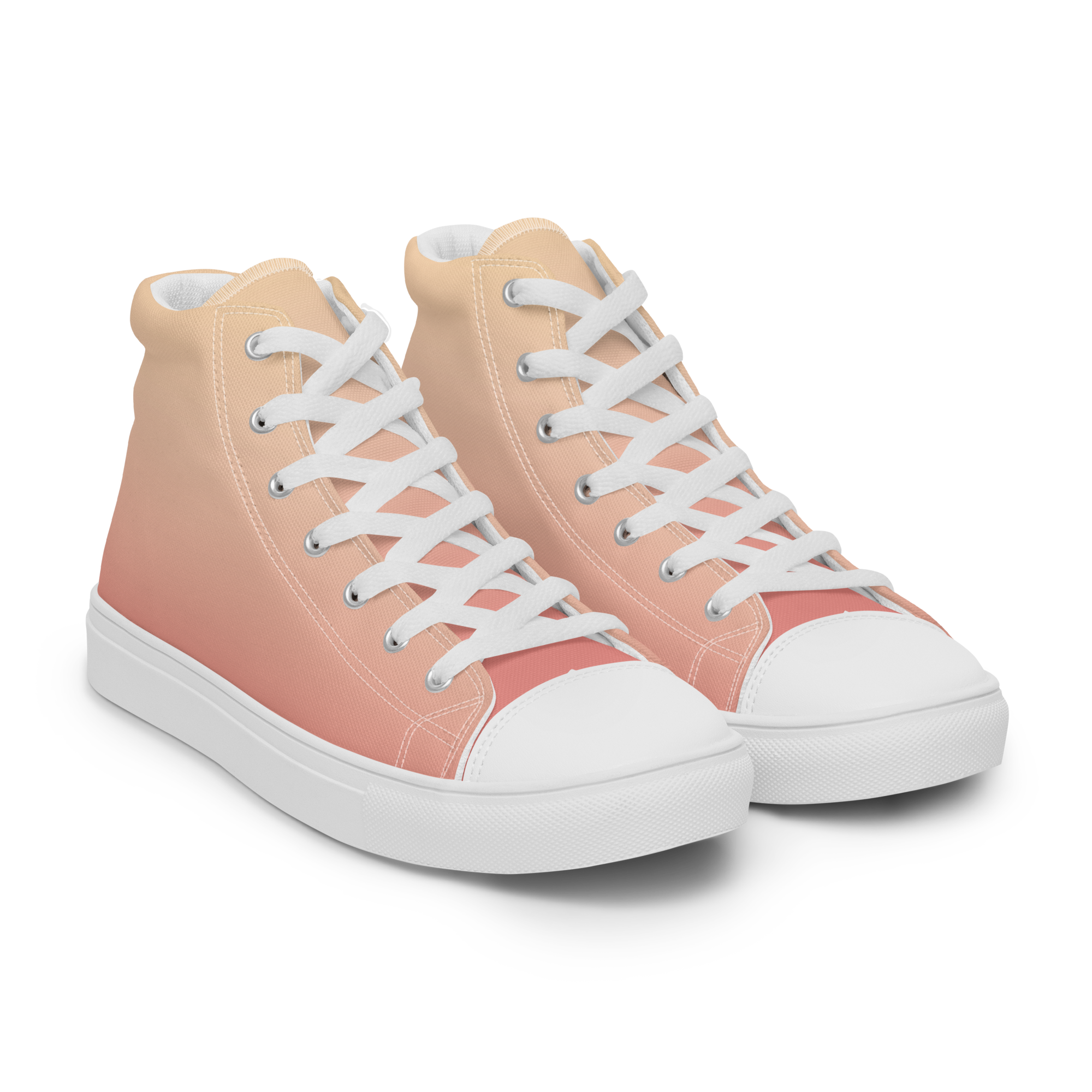 Peach High Tops 3