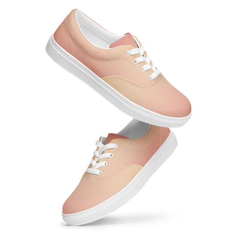 Peach Lace-Ups