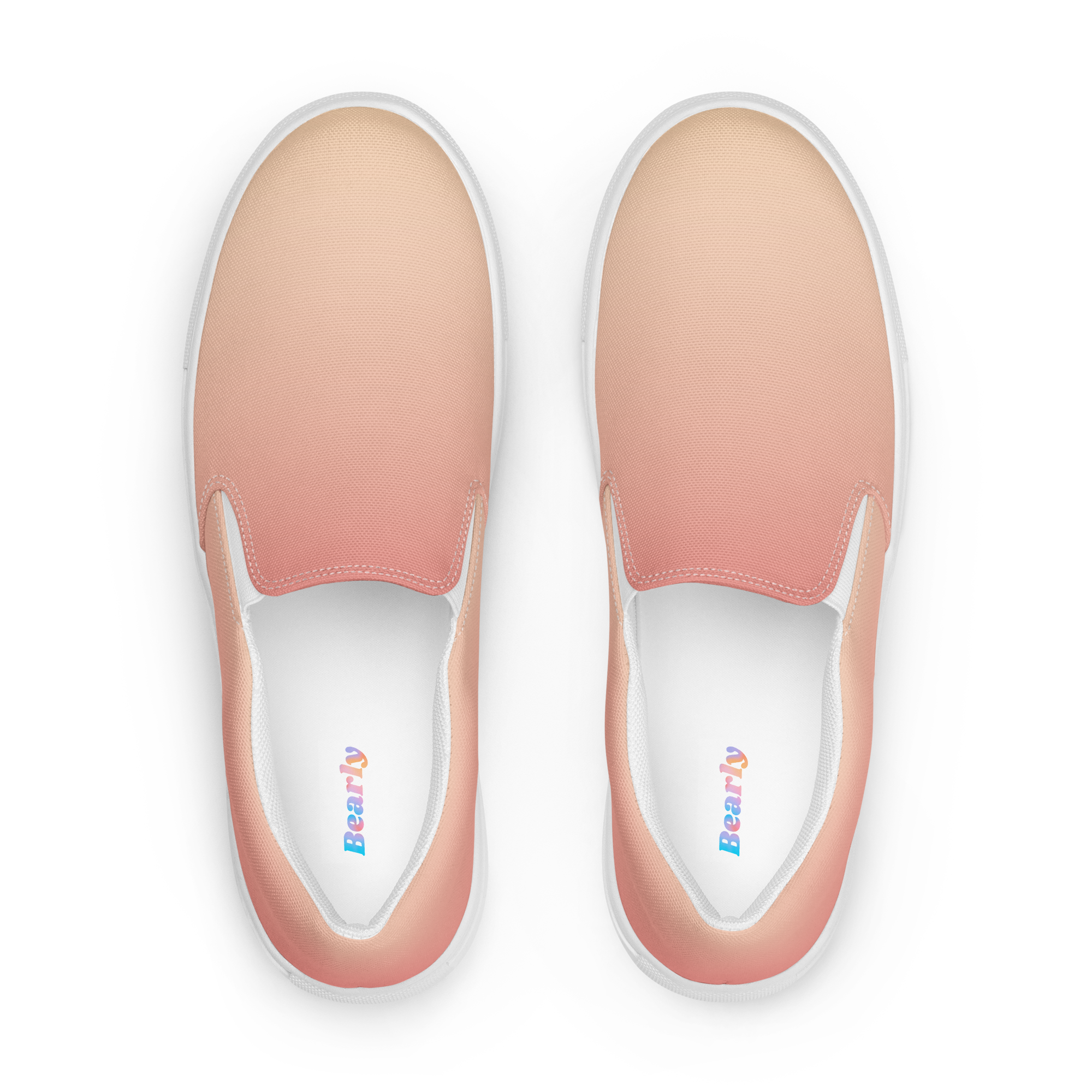 Peach Slip-Ons 2