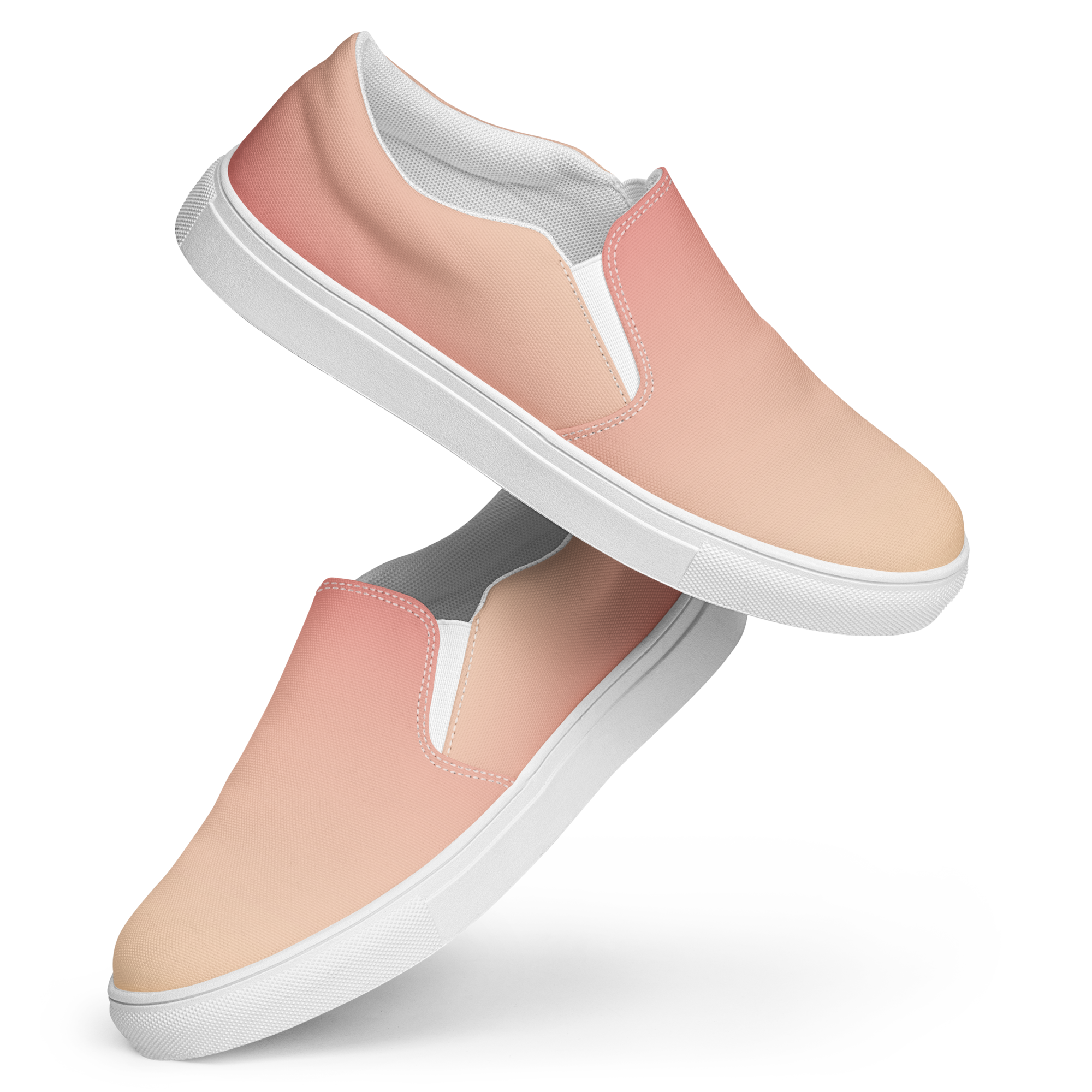 Peach Slip-Ons 1