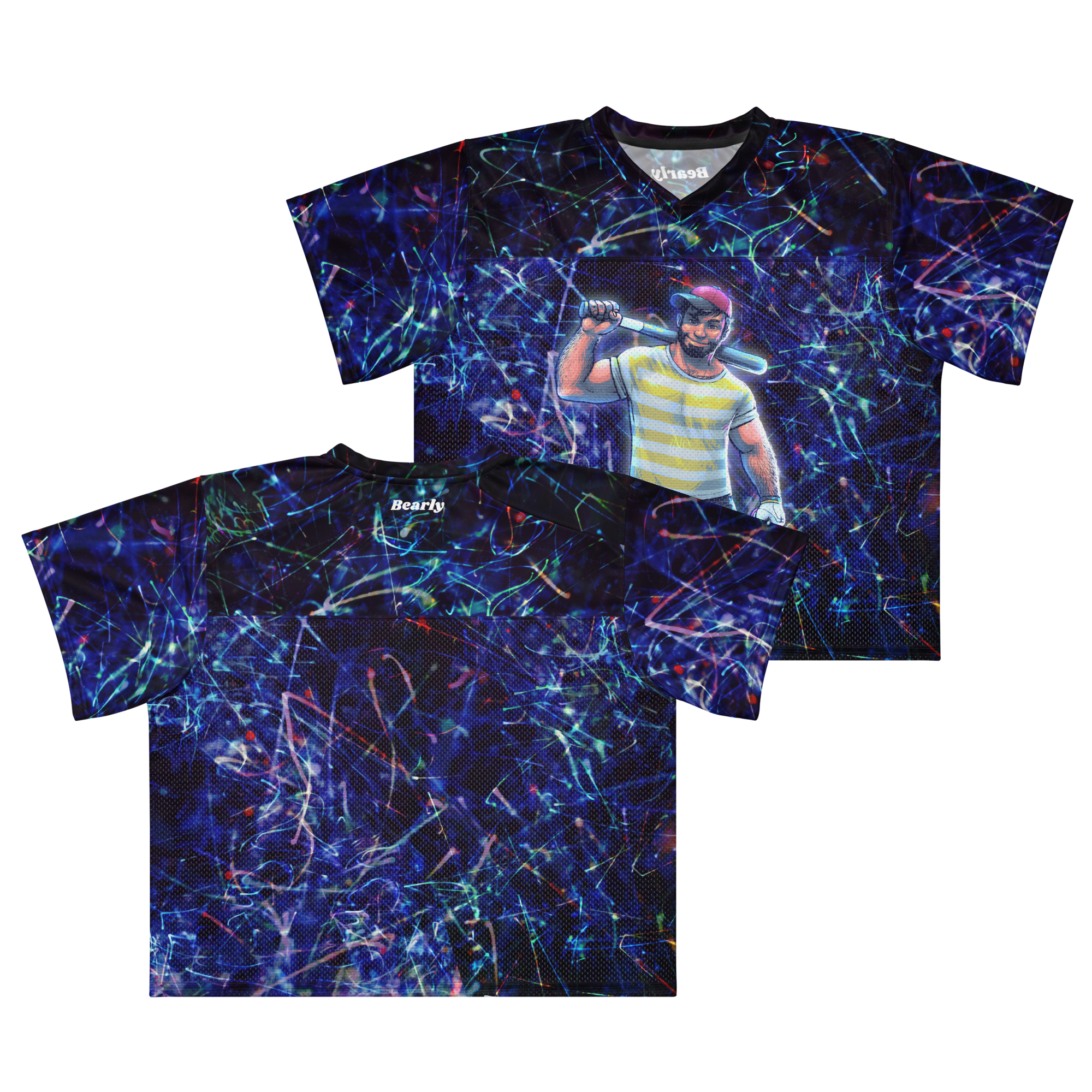 Ness All Over Boxy Football Jersey 4