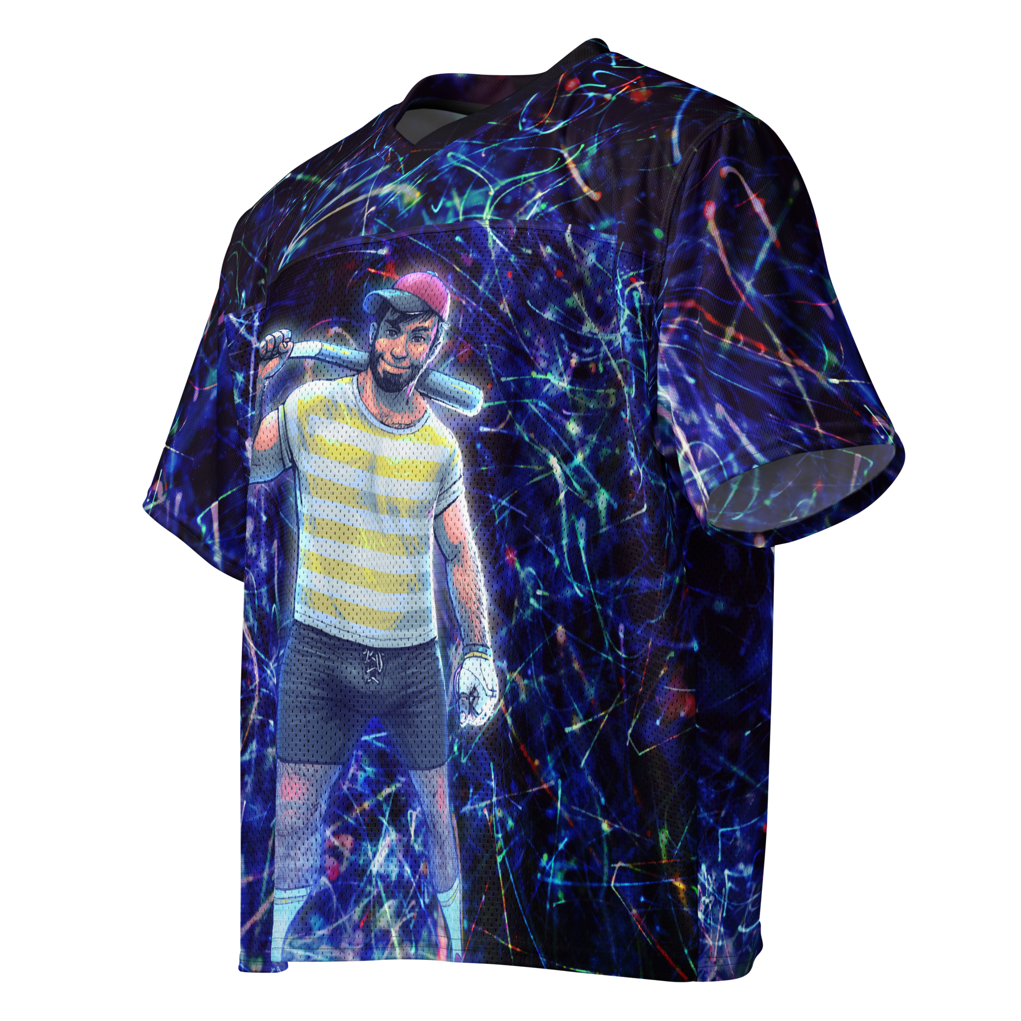 Ness All Over Boxy Football Jersey 2