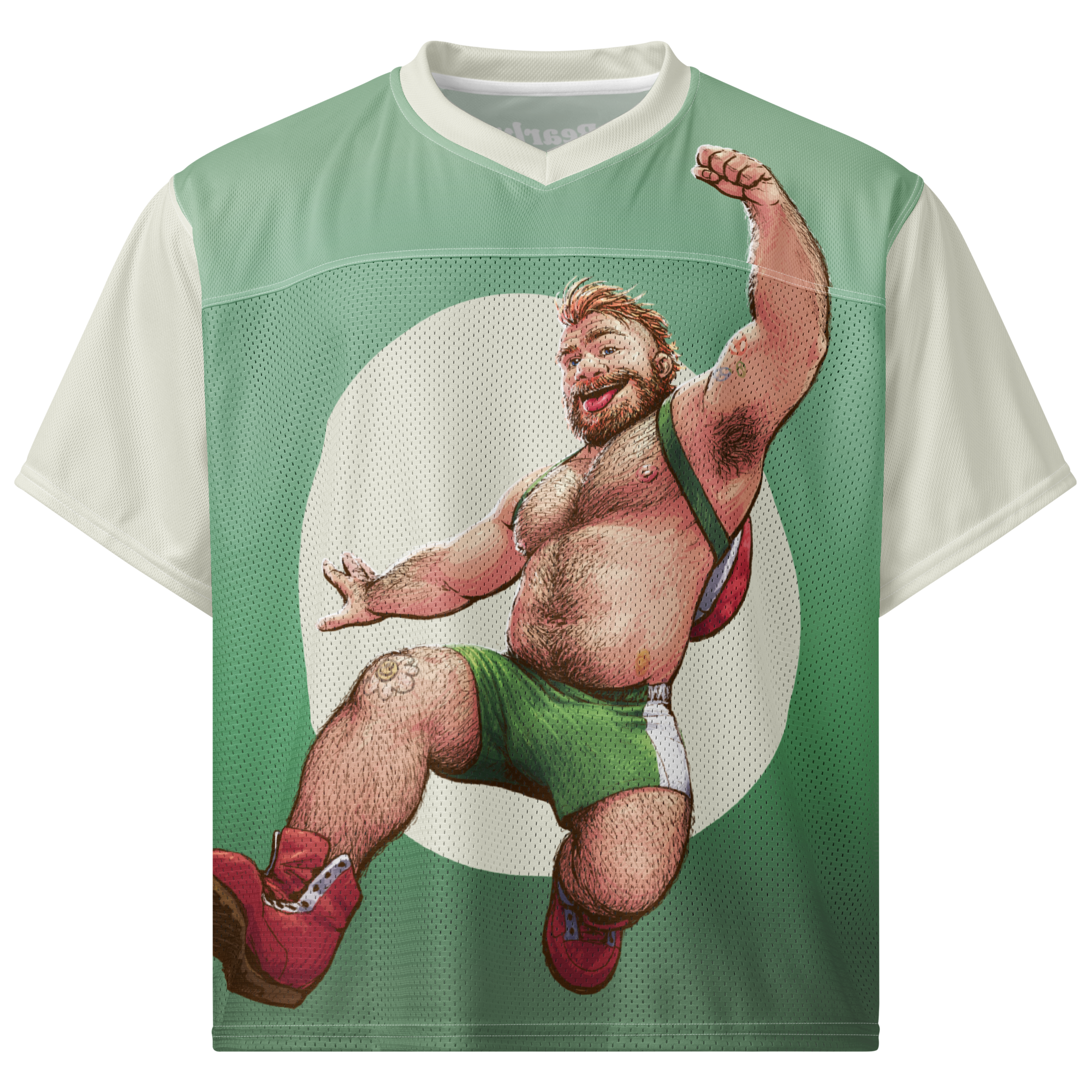 Yoshi All Over Boxy Football Jersey 1