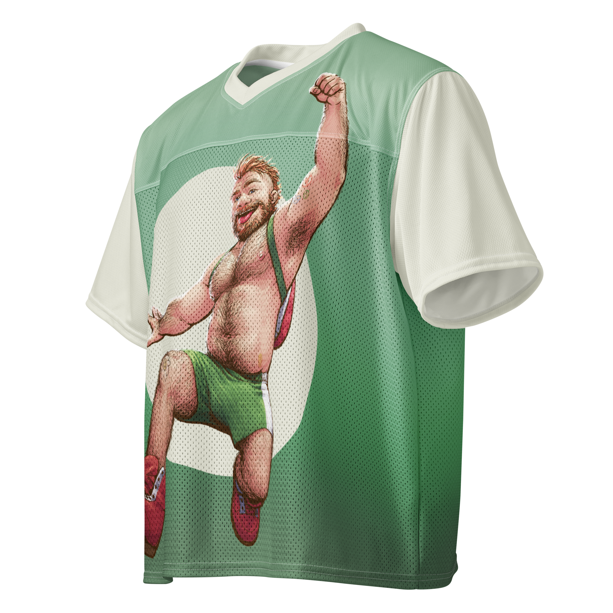 Yoshi All Over Boxy Football Jersey 2