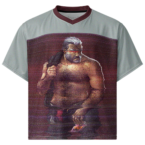 Wolf All Over Boxy Football Jersey