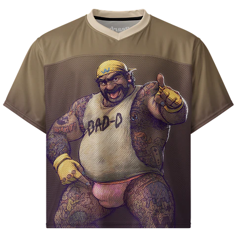 Wario All Over Boxy Football Jersey
