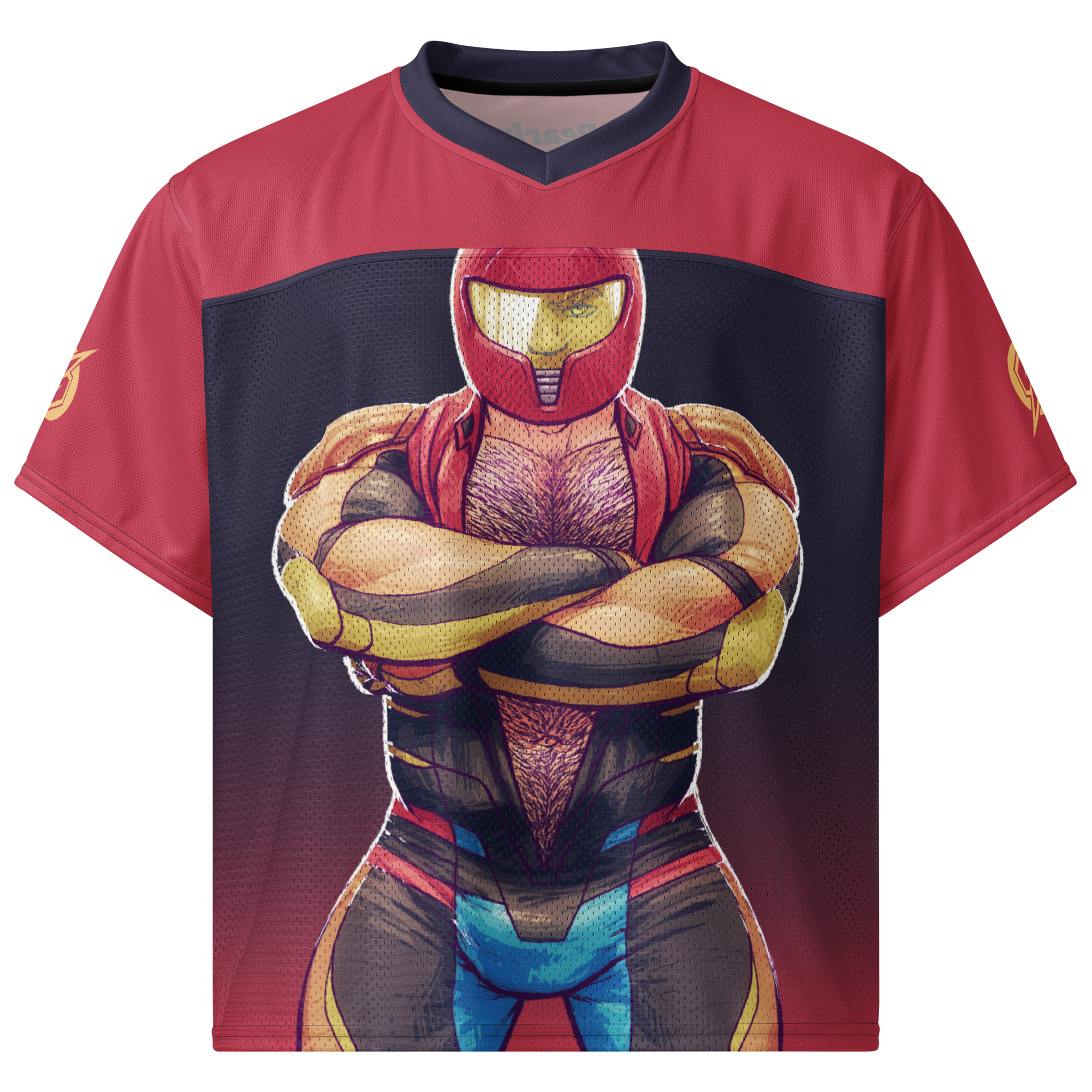 Samus All Over Boxy Football Jersey 1