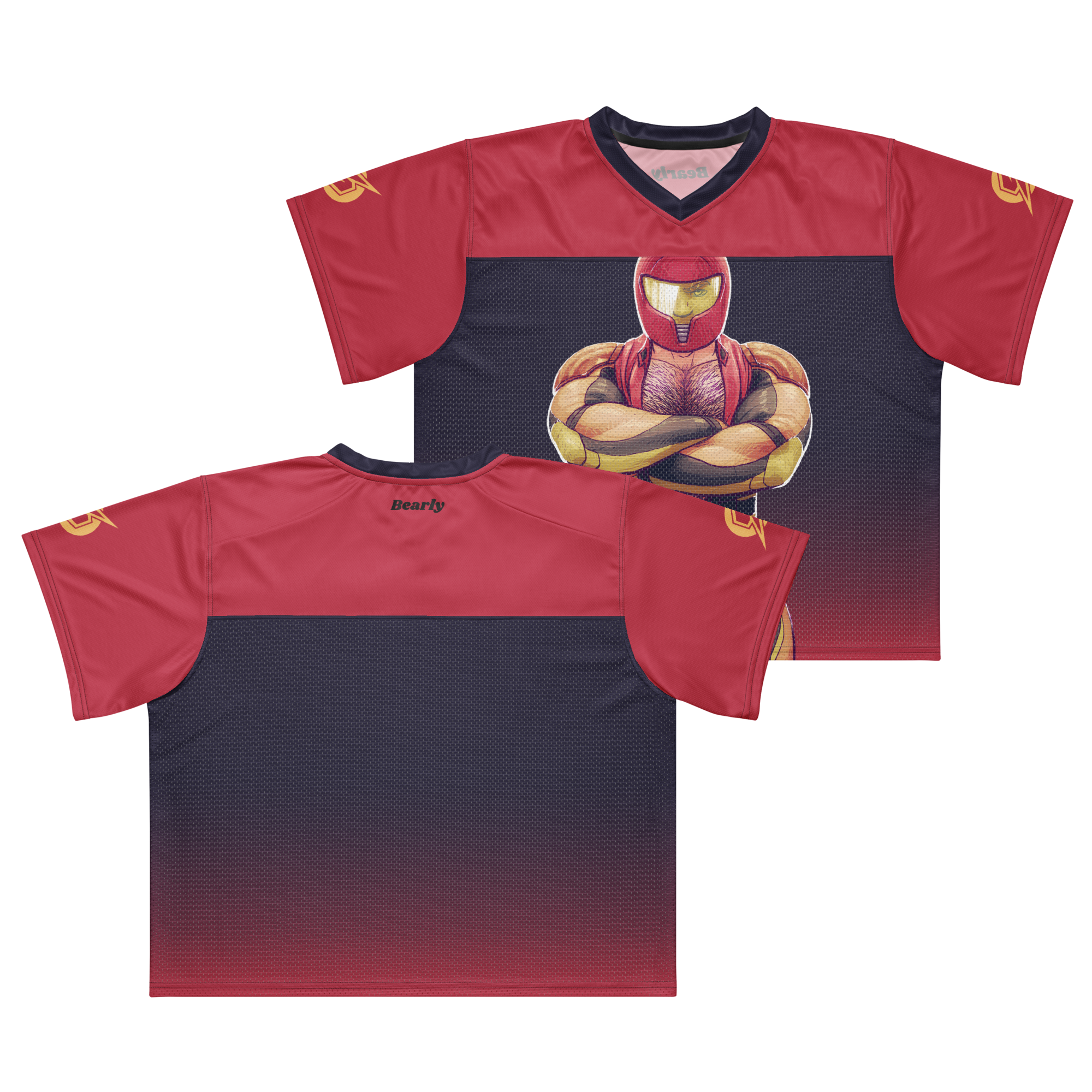 Samus All Over Boxy Football Jersey 4
