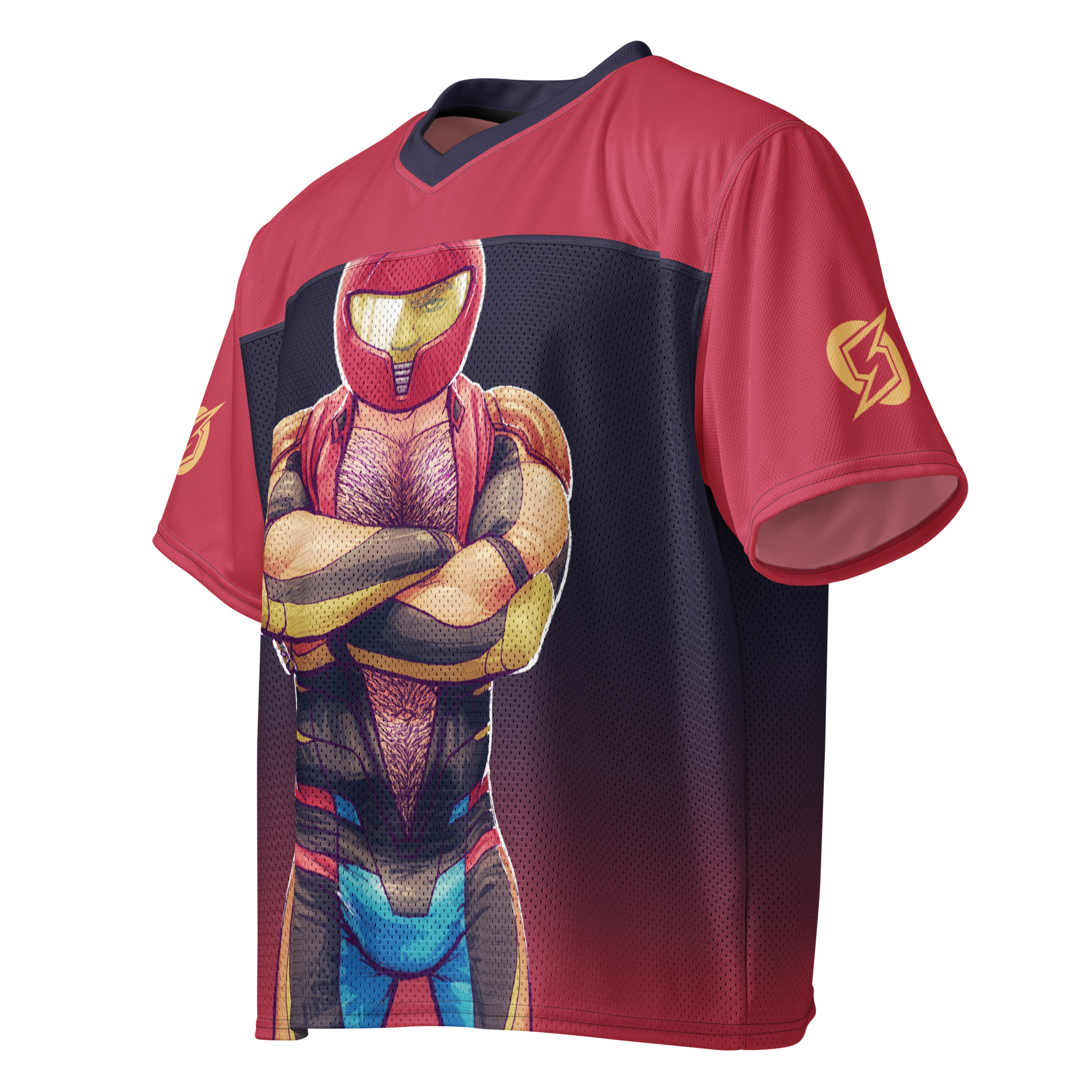 Samus All Over Boxy Football Jersey 2