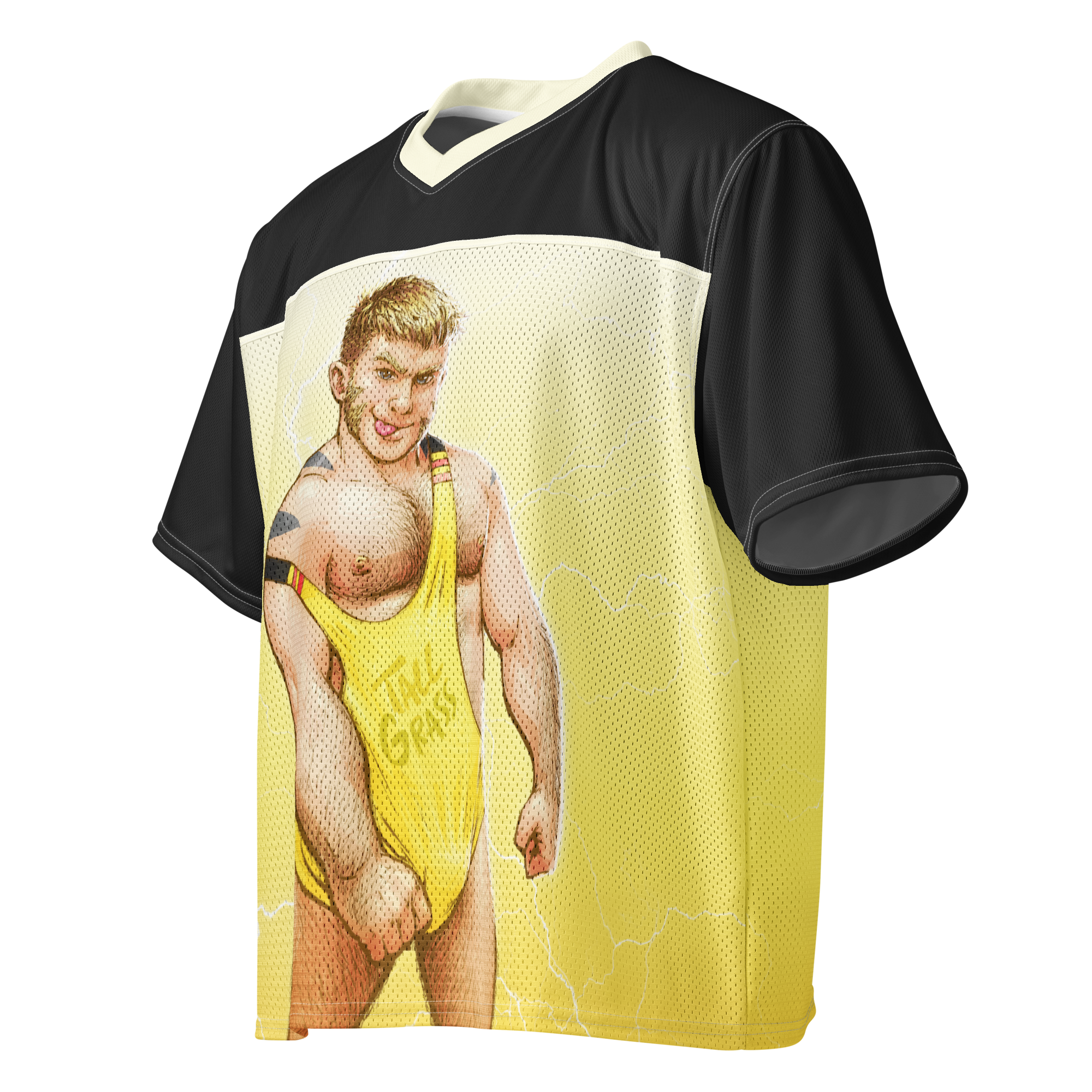 Pikachu All Over Boxy Football Jersey 2