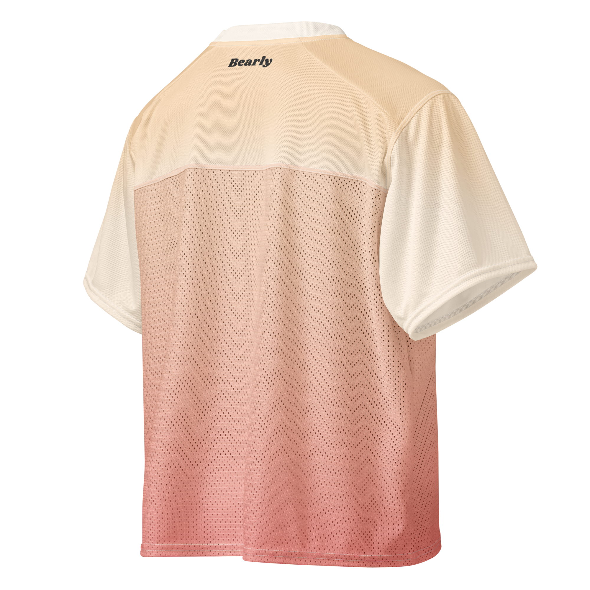Peach All Over Boxy Football Jersey 3
