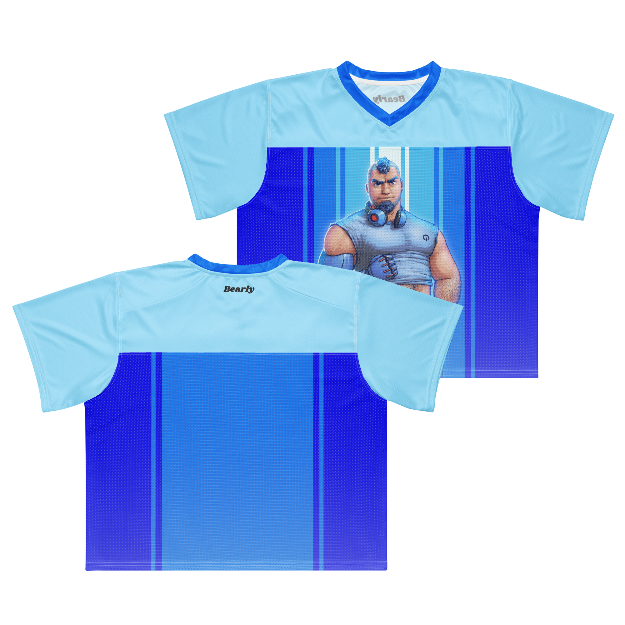 Mega Man All Over Boxy Football Jersey 4