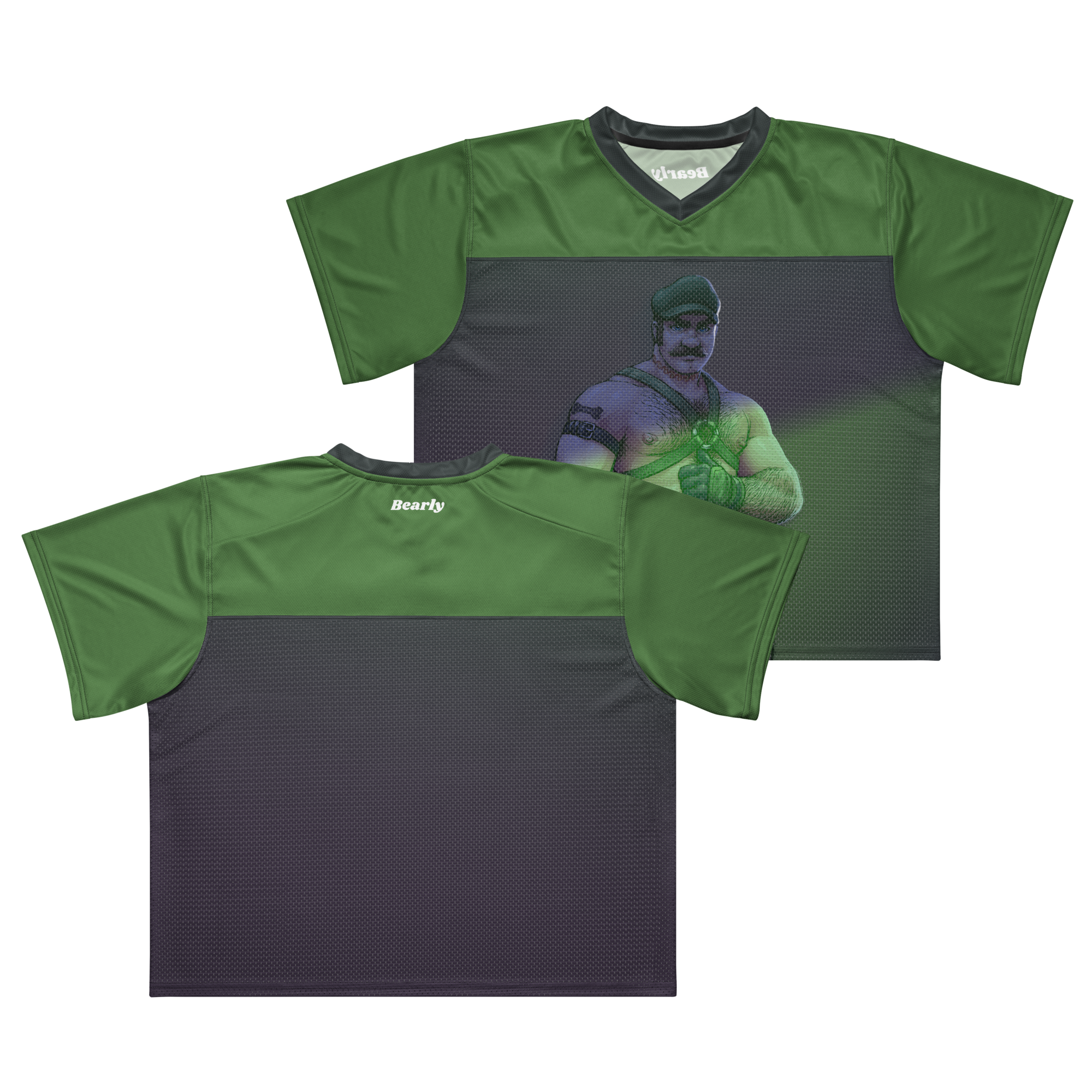 Luigi All Over Boxy Football Jersey 4