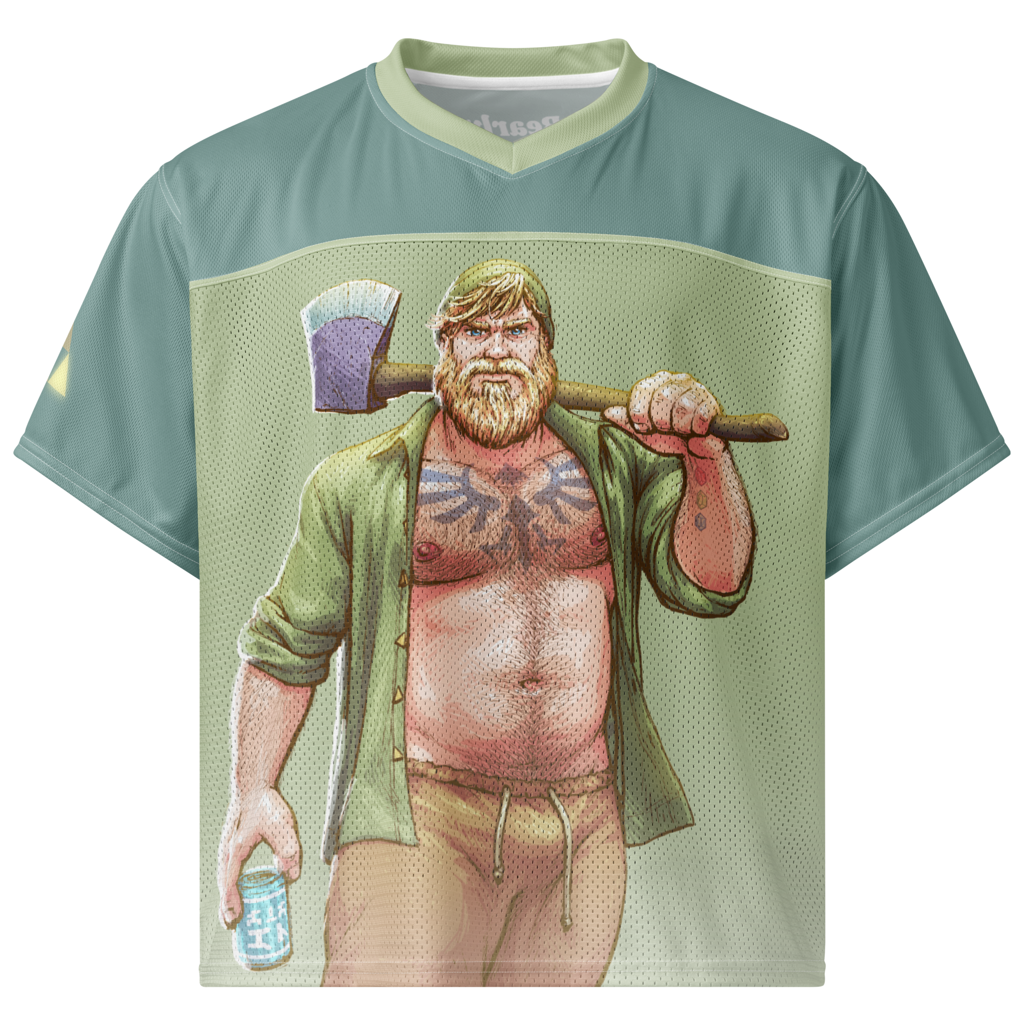 Link All Over Boxy Football Jersey 1