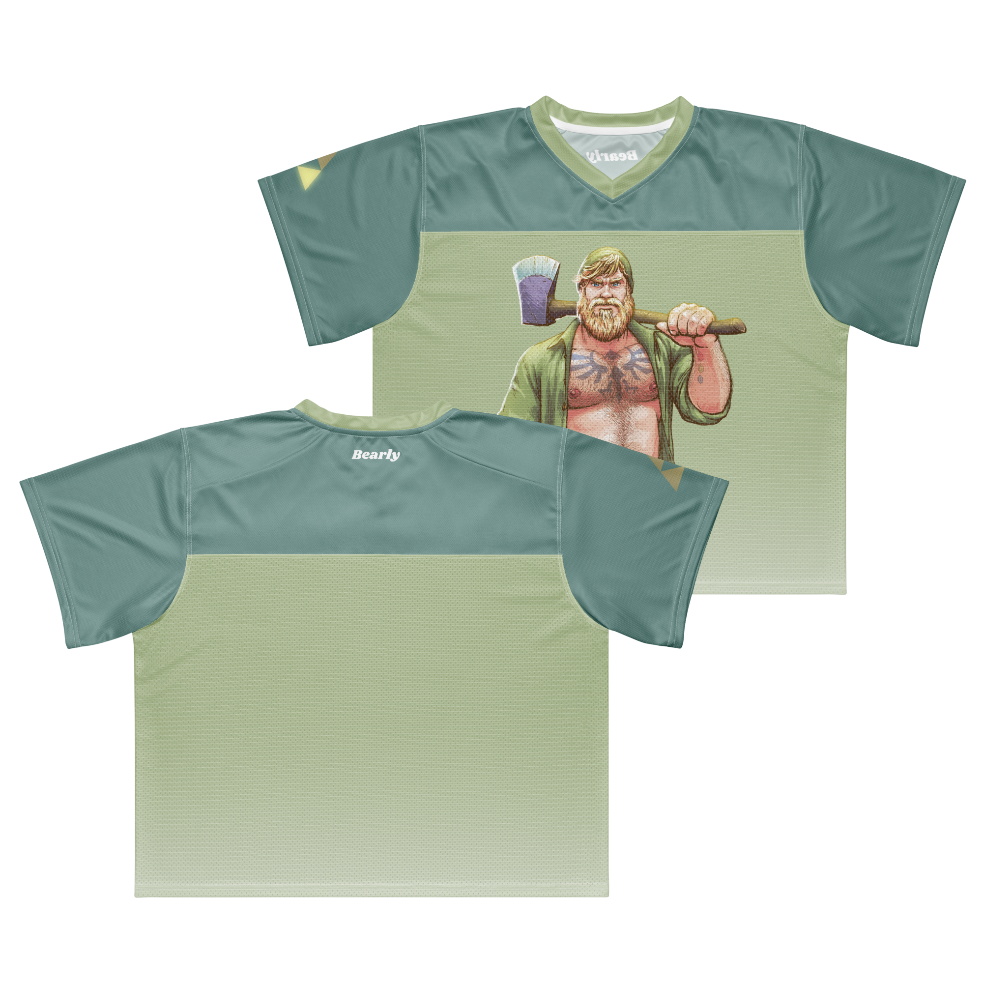 Link All Over Boxy Football Jersey 4