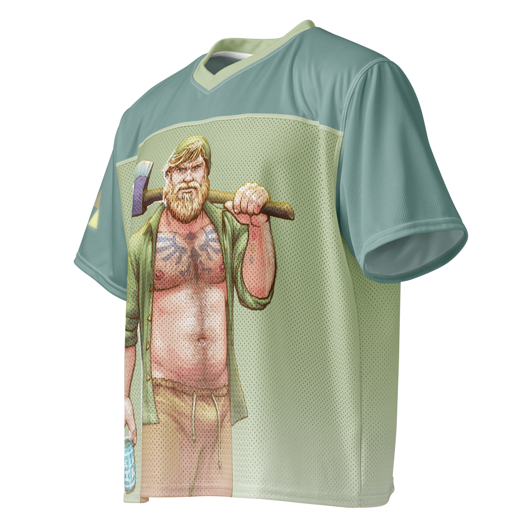 Link All Over Boxy Football Jersey 2