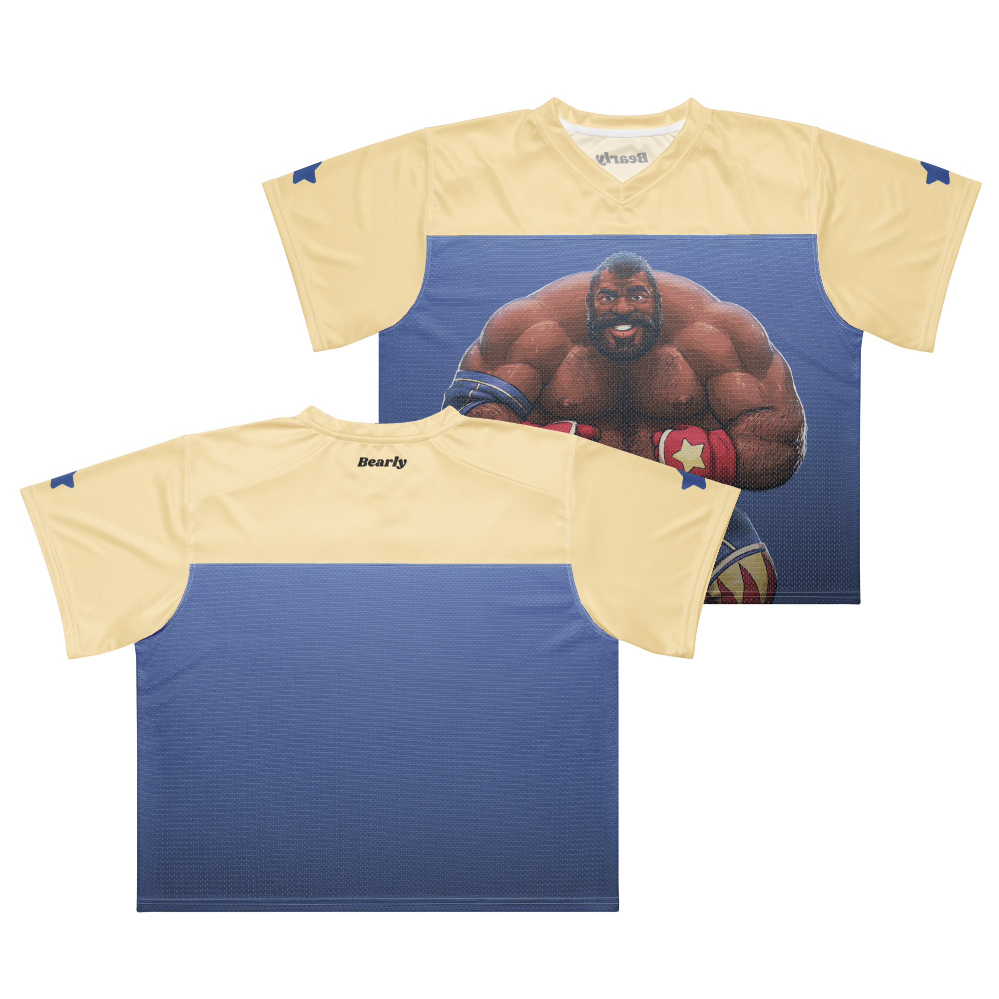 King DeDeDe All Over Boxy Football Jersey 4
