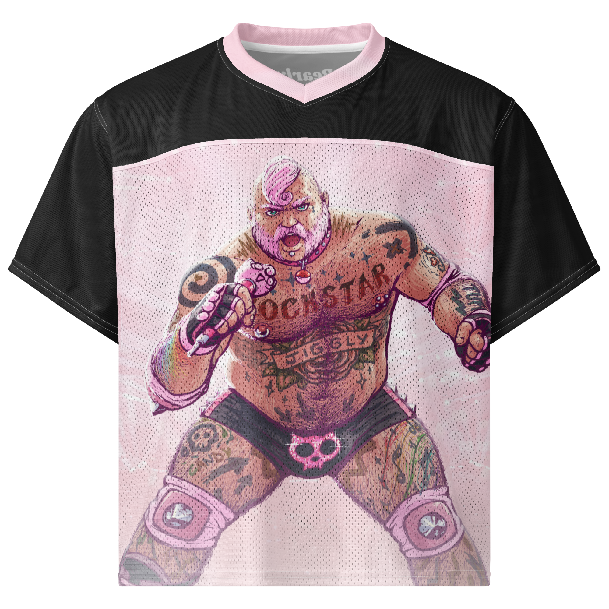 Jigglypuff All Over Boxy Football Jersey 1