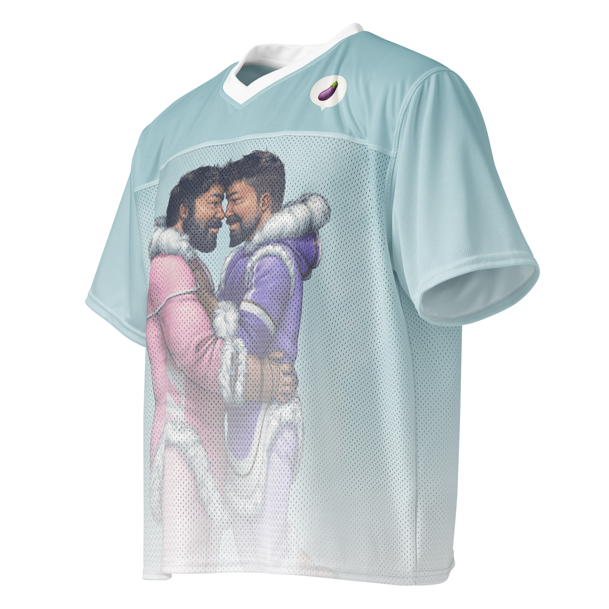 Ice Climbers All Over Boxy Football Jersey 2