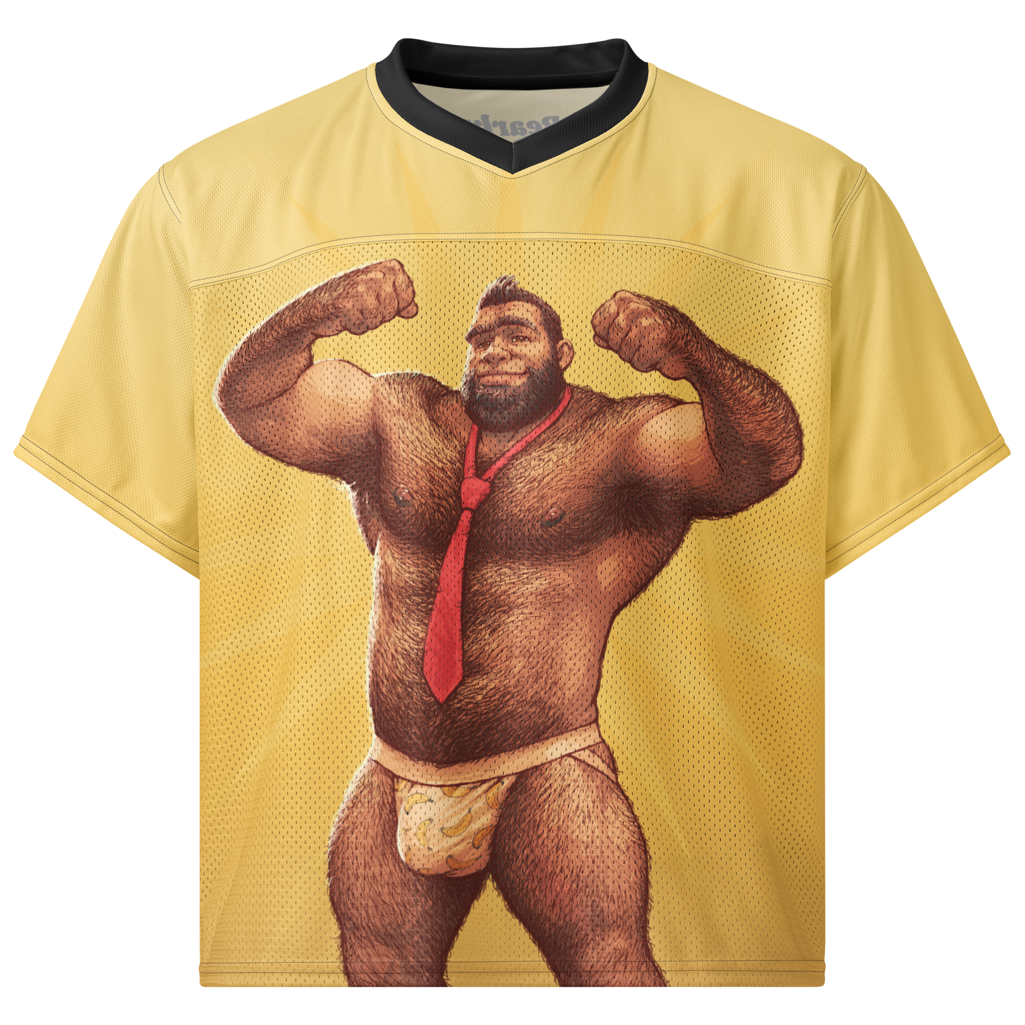 Donkey Kong All Over Boxy Football Jersey 1
