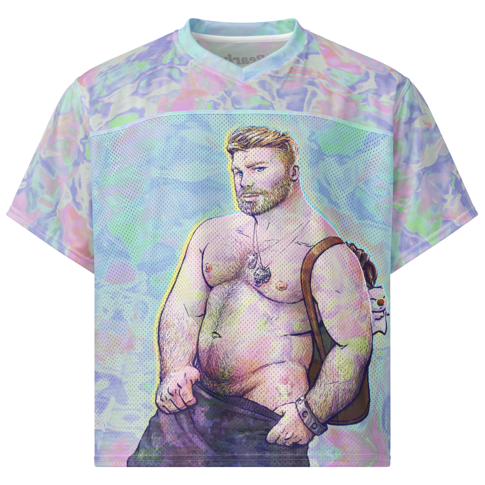 Cloud All Over Boxy Football Jersey 1