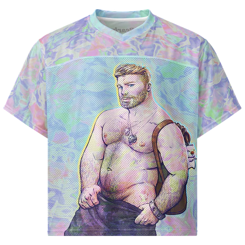 Cloud All Over Boxy Football Jersey