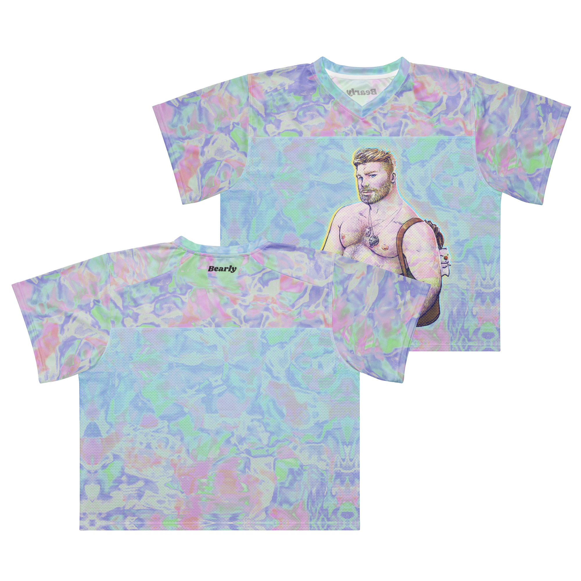 Cloud All Over Boxy Football Jersey 4
