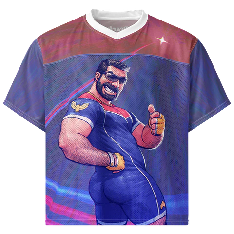 Captain Falcon All Over Boxy Football Jersey